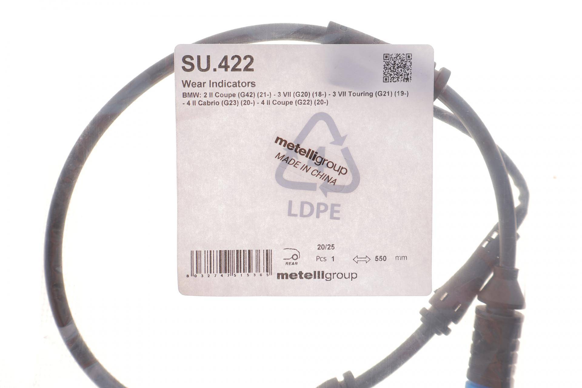 Датчик зносу гальмівних колодок (задніх) BMW M2 (G42) 22-/M3 (G20) 20-/M4 (G22/G23) 21-