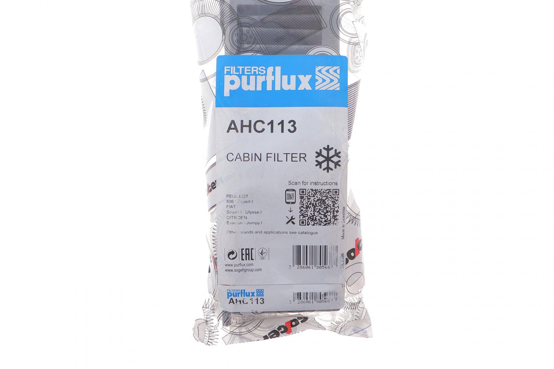 Фільтр салону Fiat Scudo/Citroen Jumpy/Peugeot Expert 1.9 D/TD/2.0 HDi 96- (вугільний)