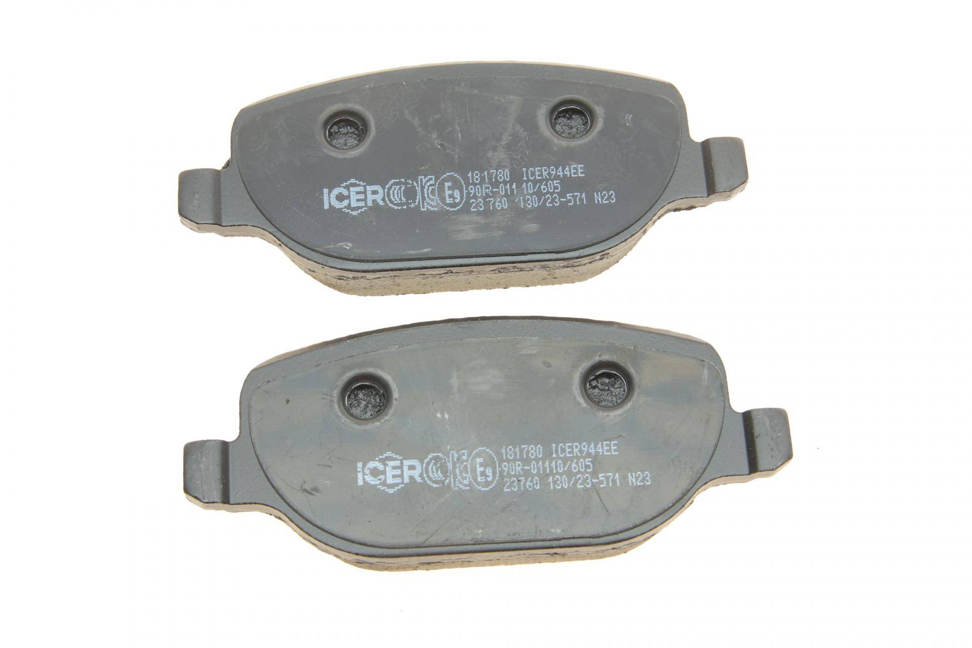 Колодки гальмівні (задні) Alfa Romeo/Brera/Spider 159 05-11/Lancia Thesis 02-09/Delta 09-14