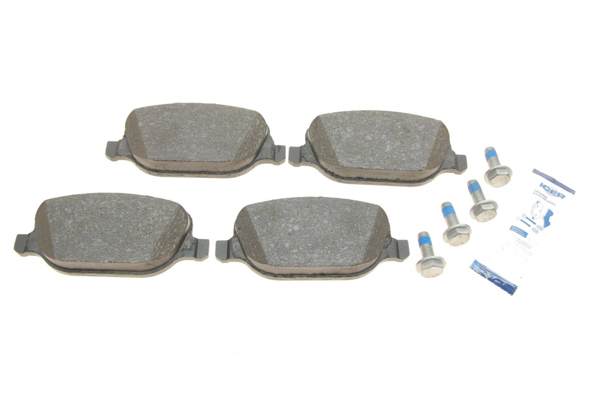 Колодки гальмівні (задні) Alfa Romeo/Brera/Spider 159 05-11/Lancia Thesis 02-09/Delta 09-14