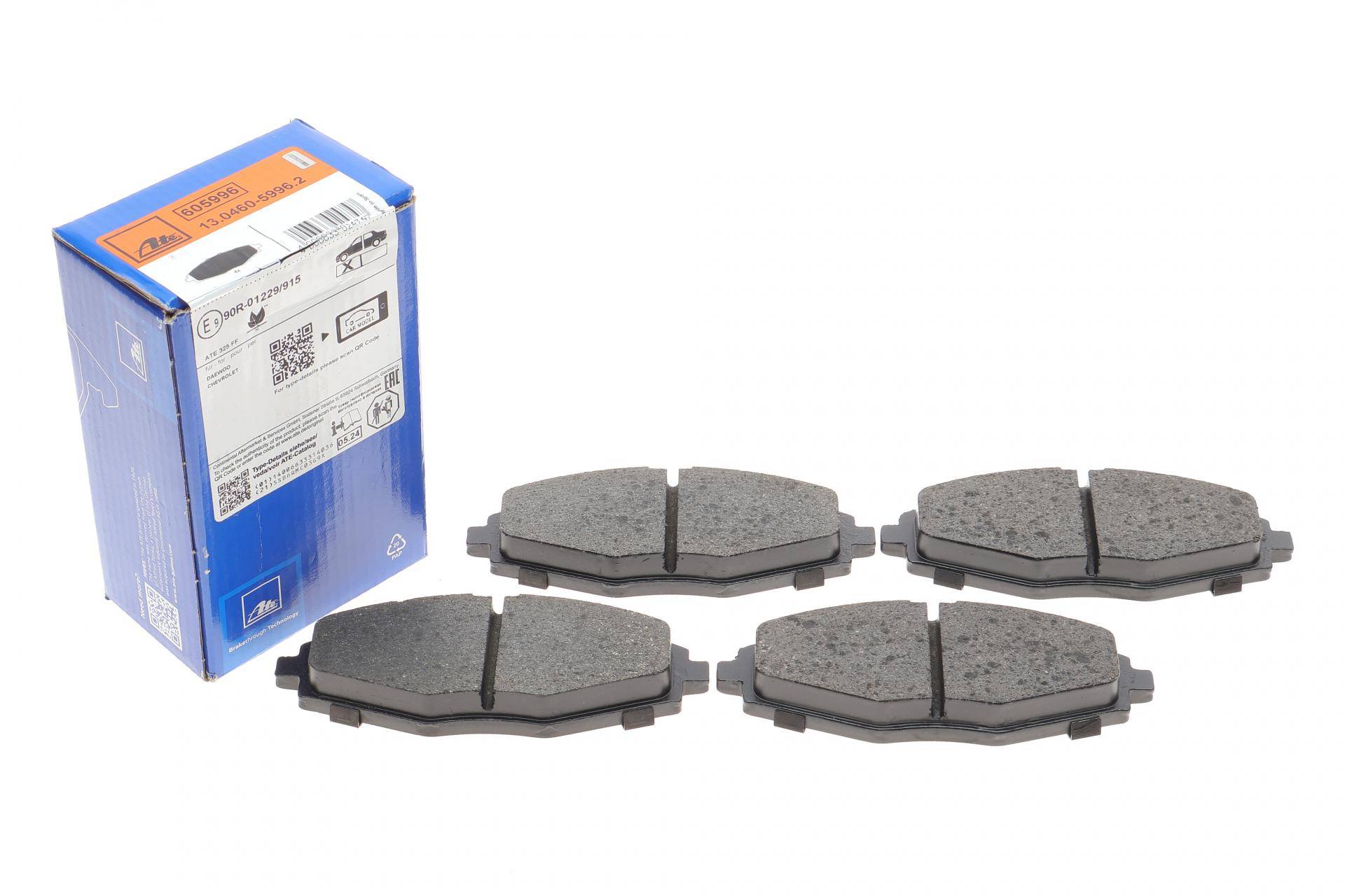 Колодки гальмівні (передні) Daewoo Lanos /Matiz 97- (Akebono)