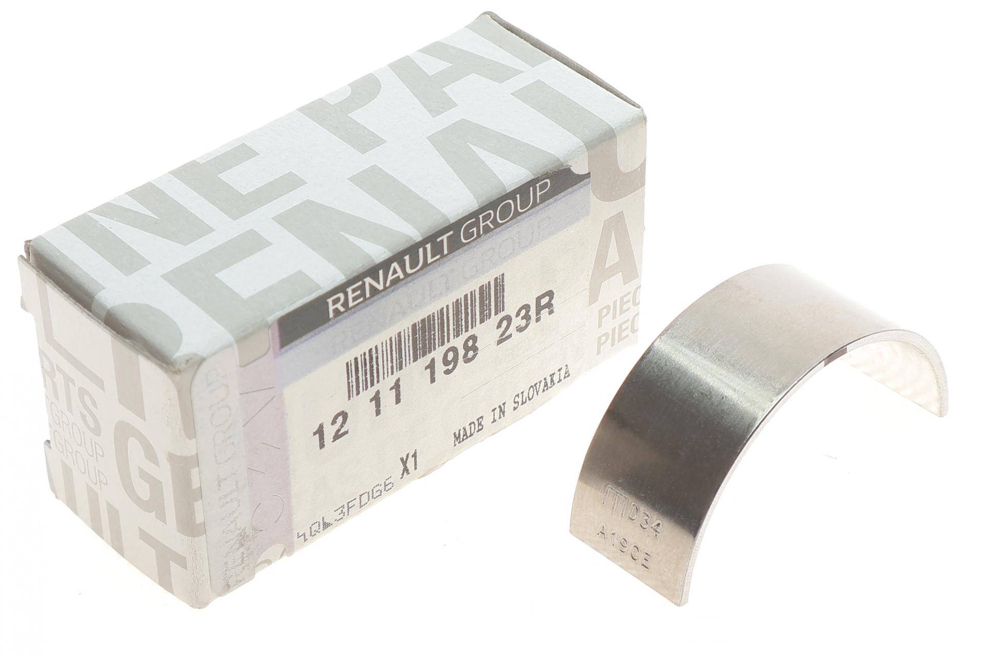 Вкладиші шатунні Dacia Logan 1.0 12V 12-