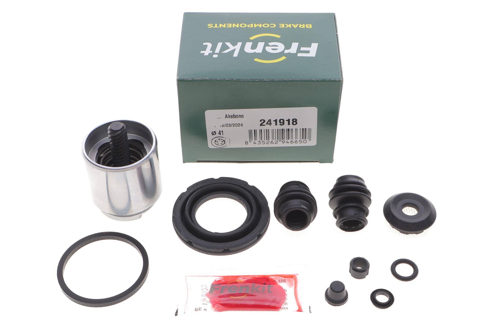 Ремкомплект супорта (заднього) Citroen C4/Peugeot 4008 (d=41mm) (+поршень з механізмом) (Akebono)