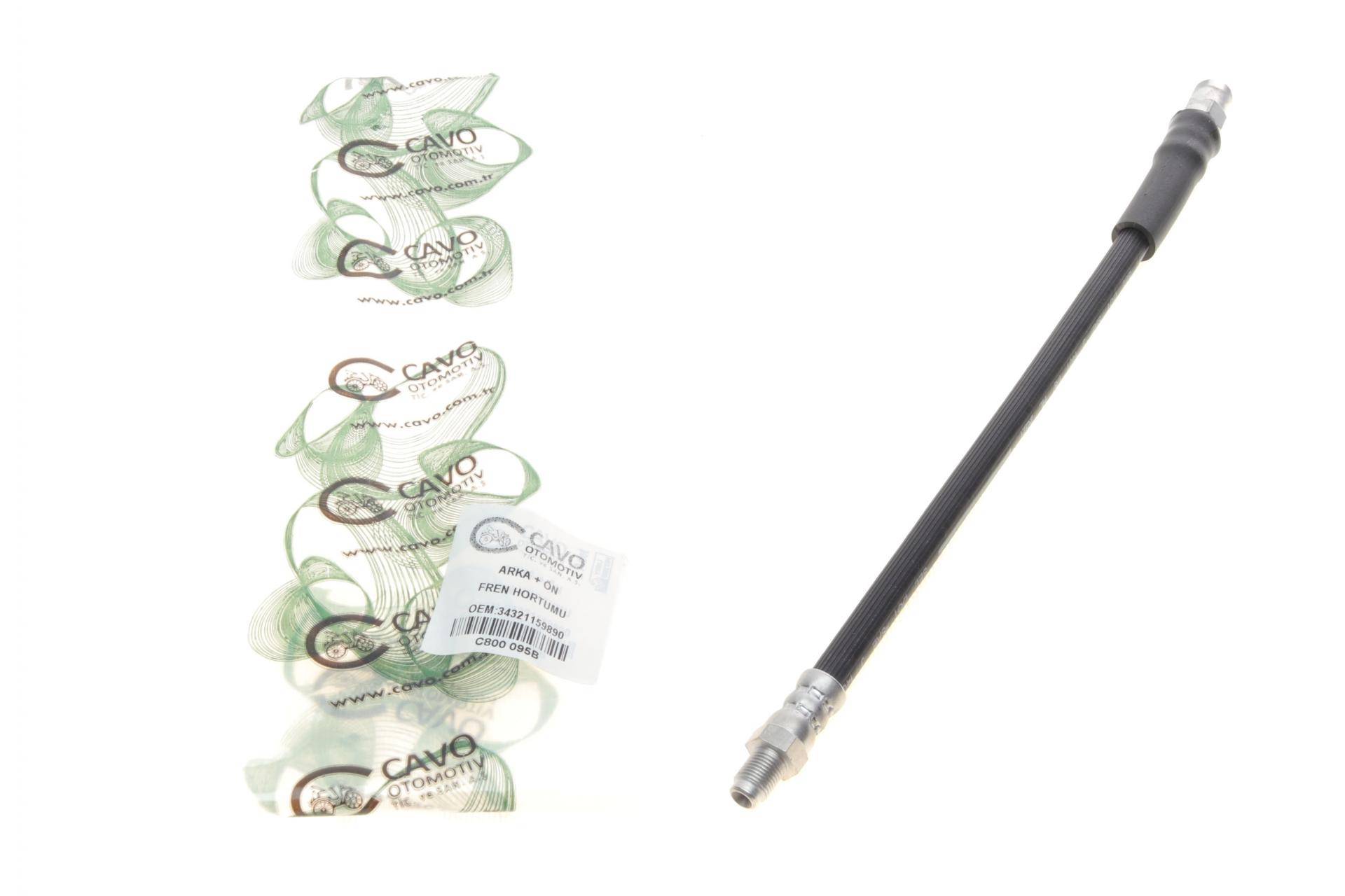 Шланг гальмівний (передній) BMW 3 (E30)/5 (E60/E61)/6 (E63/E64)/7 (E65/E66/E67) 82-10 M20/M40/N43/N52