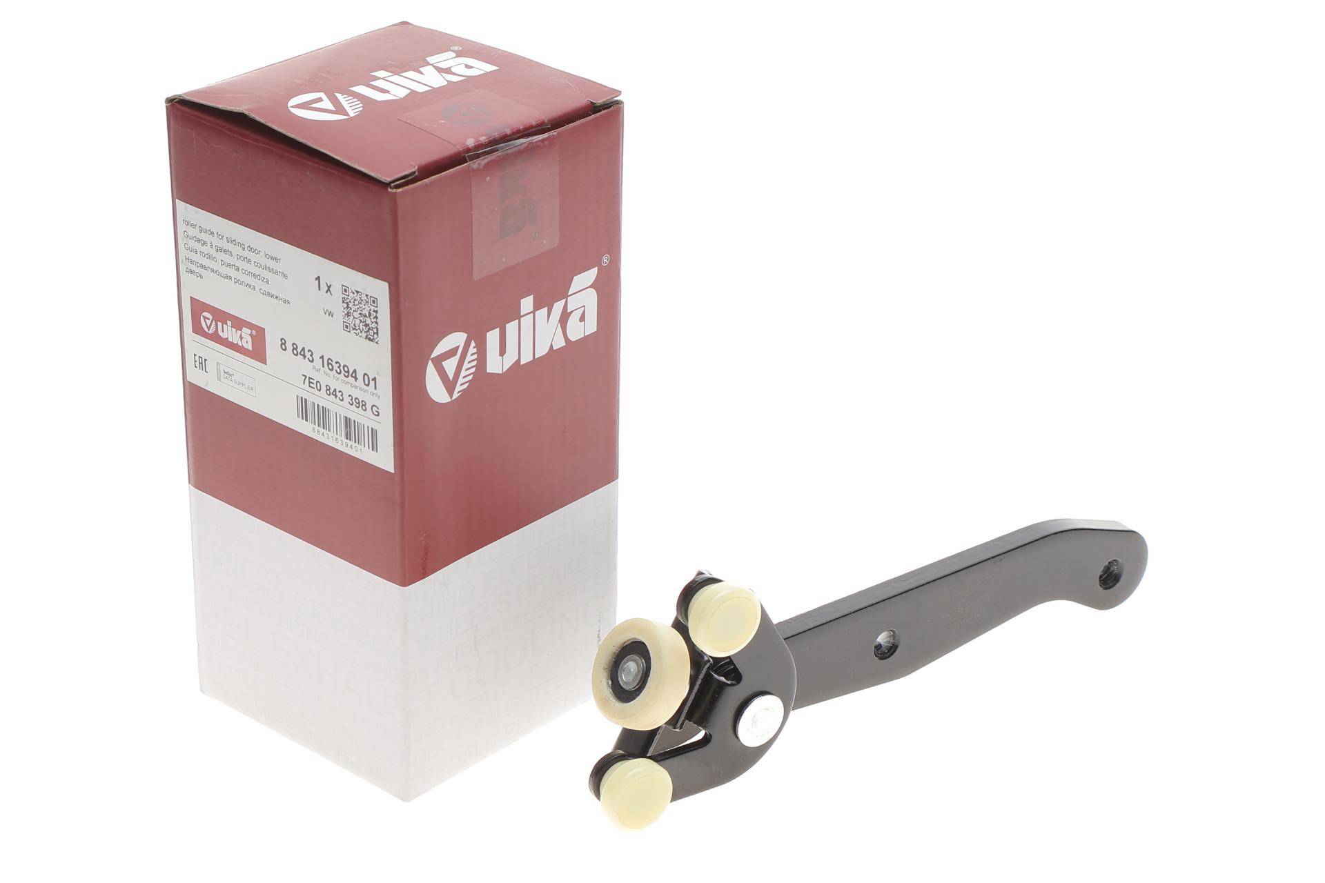 Ролик дверей (бічних/нижній) VW T5/T6 03- (з кронштейном)