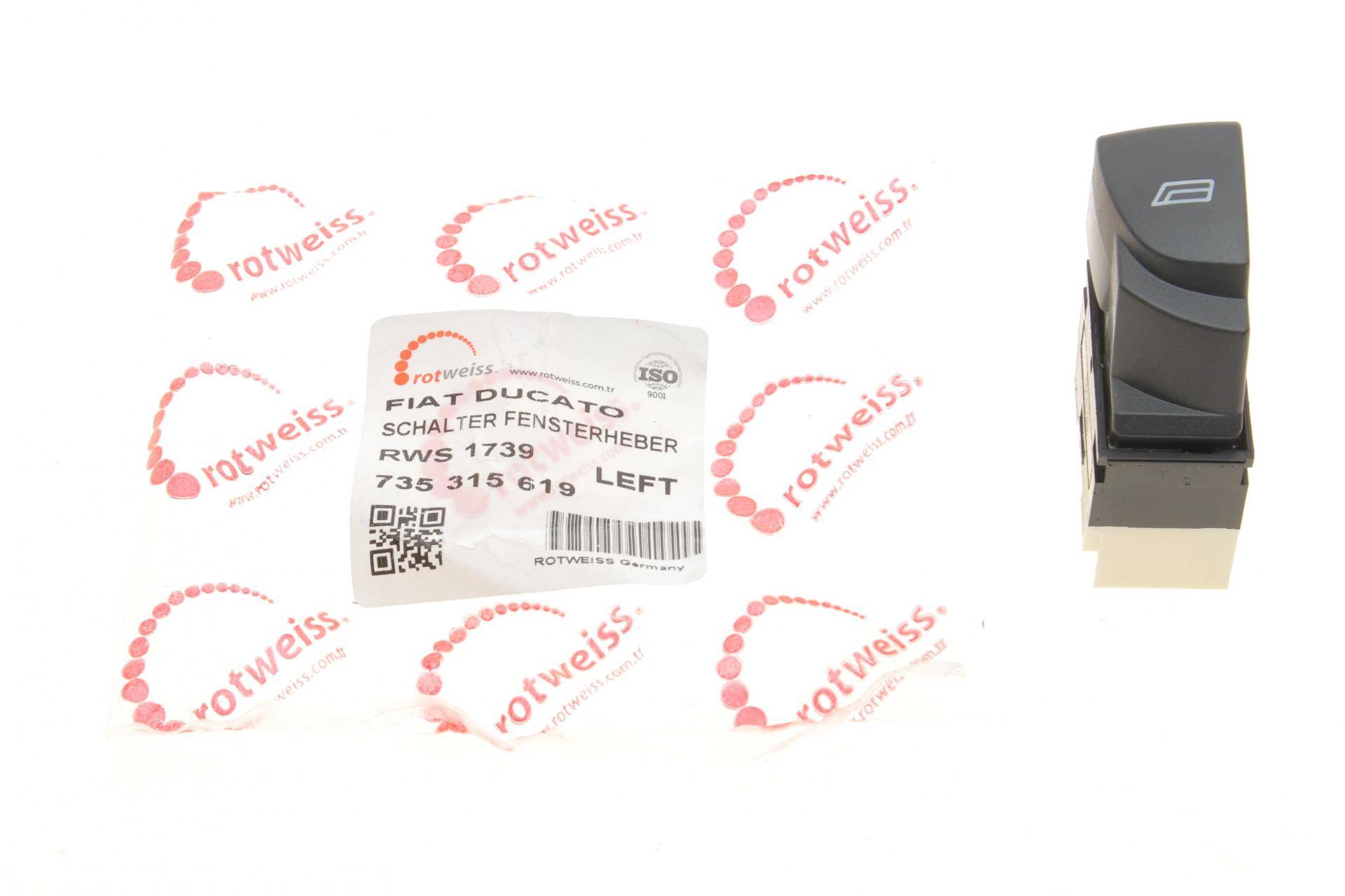 Кнопка склопідіймача Fiat Ducato/Citroen Jumper 02-