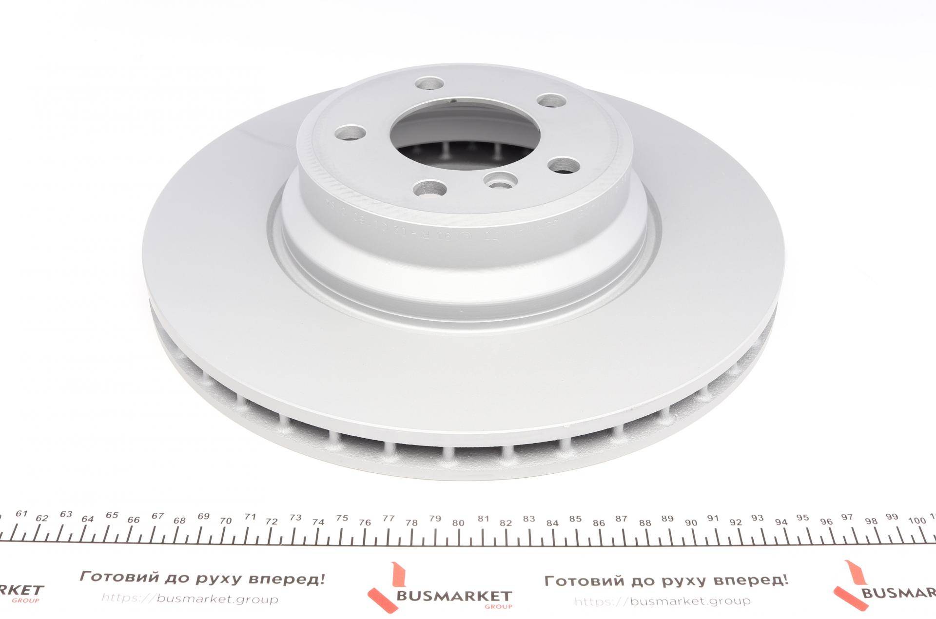 Диск гальмівний (передній) BMW 7 (E65-E67) 01-09 (348x30) (з покриттям) (вент.)
