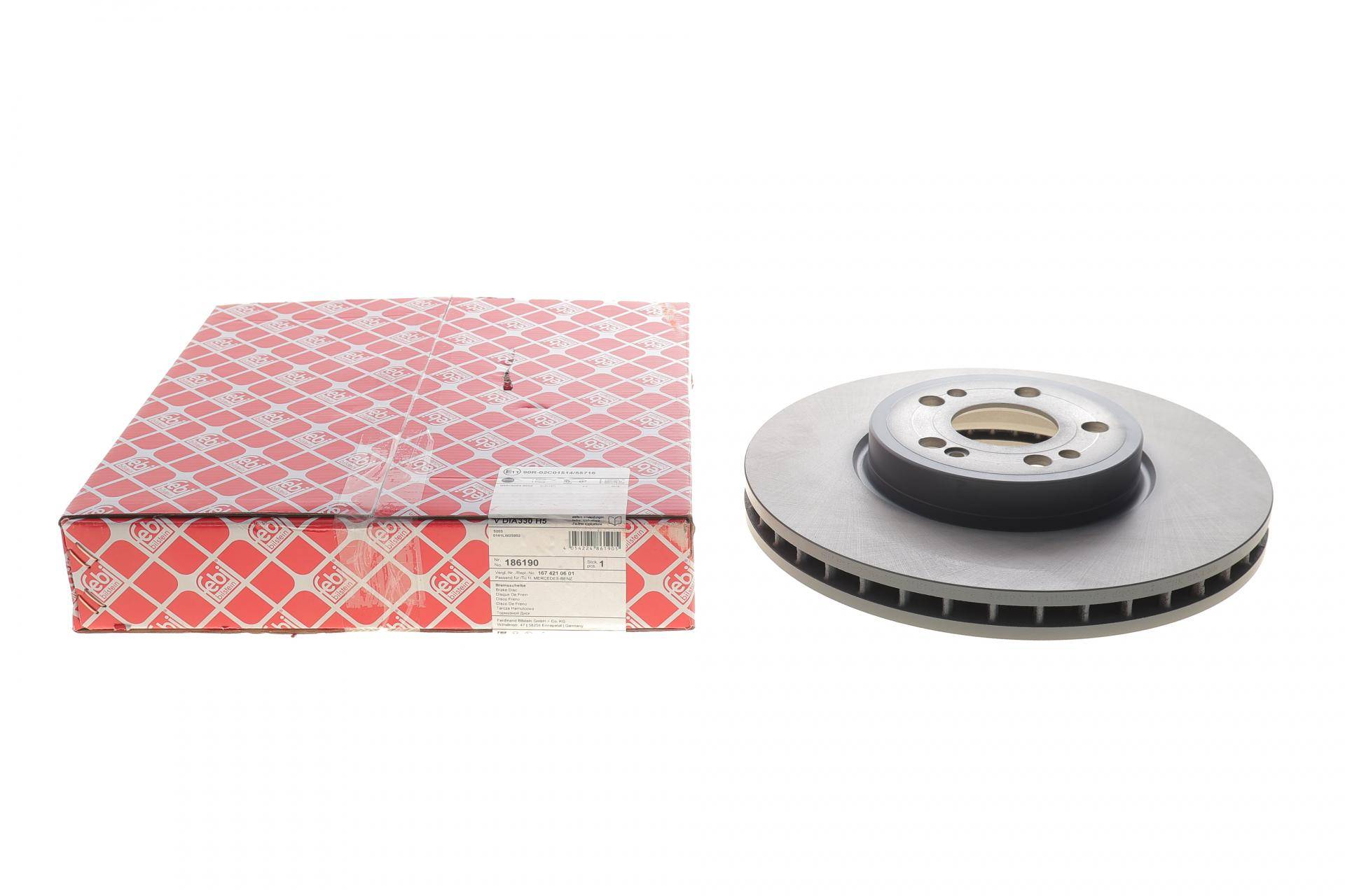 Диск гальмівний (передній) MB GLE-class (V167) 18- (330x32)