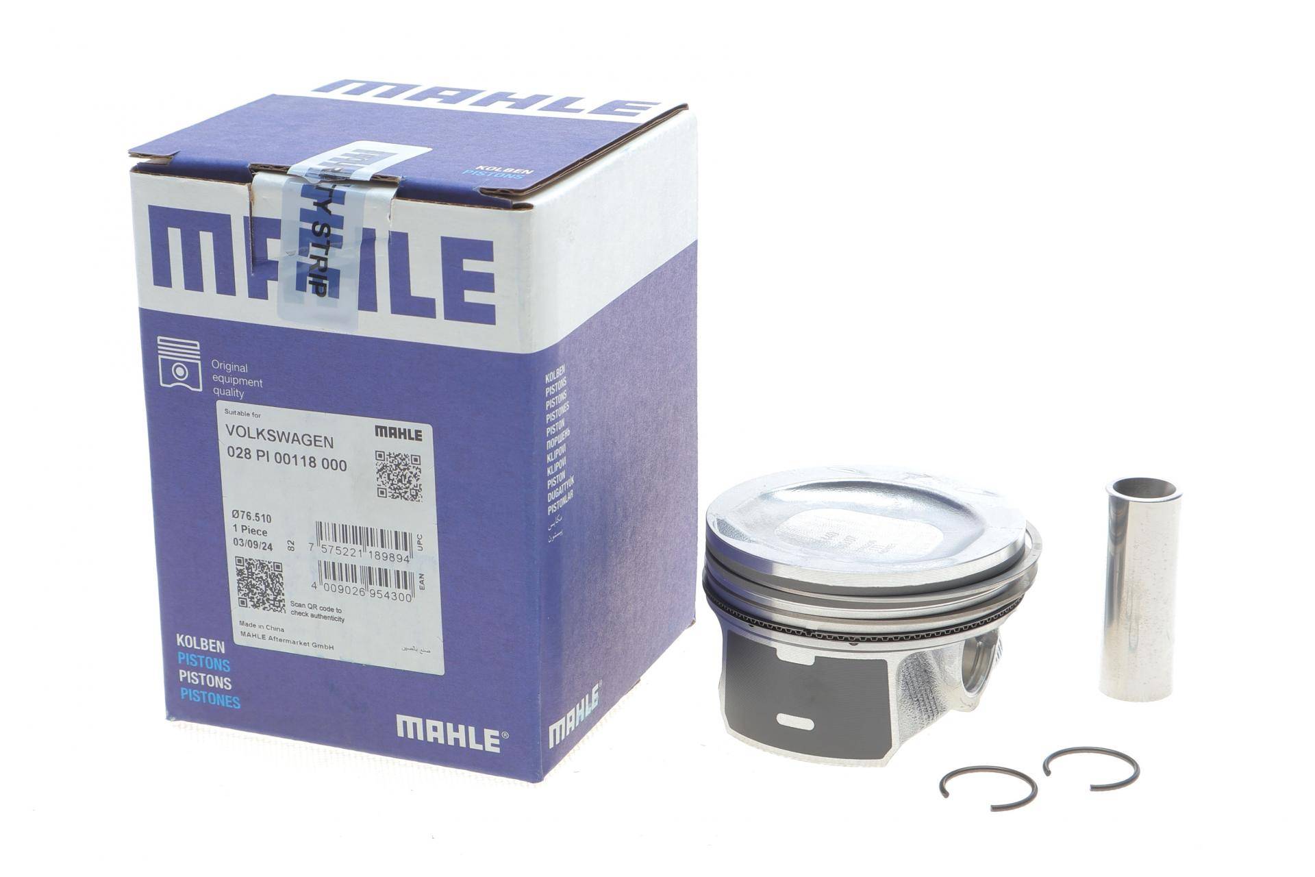 Поршень Audi A1/A3/VW Golf V/VI/Skoda Octavia II/Superb II 1.4 TSI/TFSI 07-15 (76.51mm/STD)