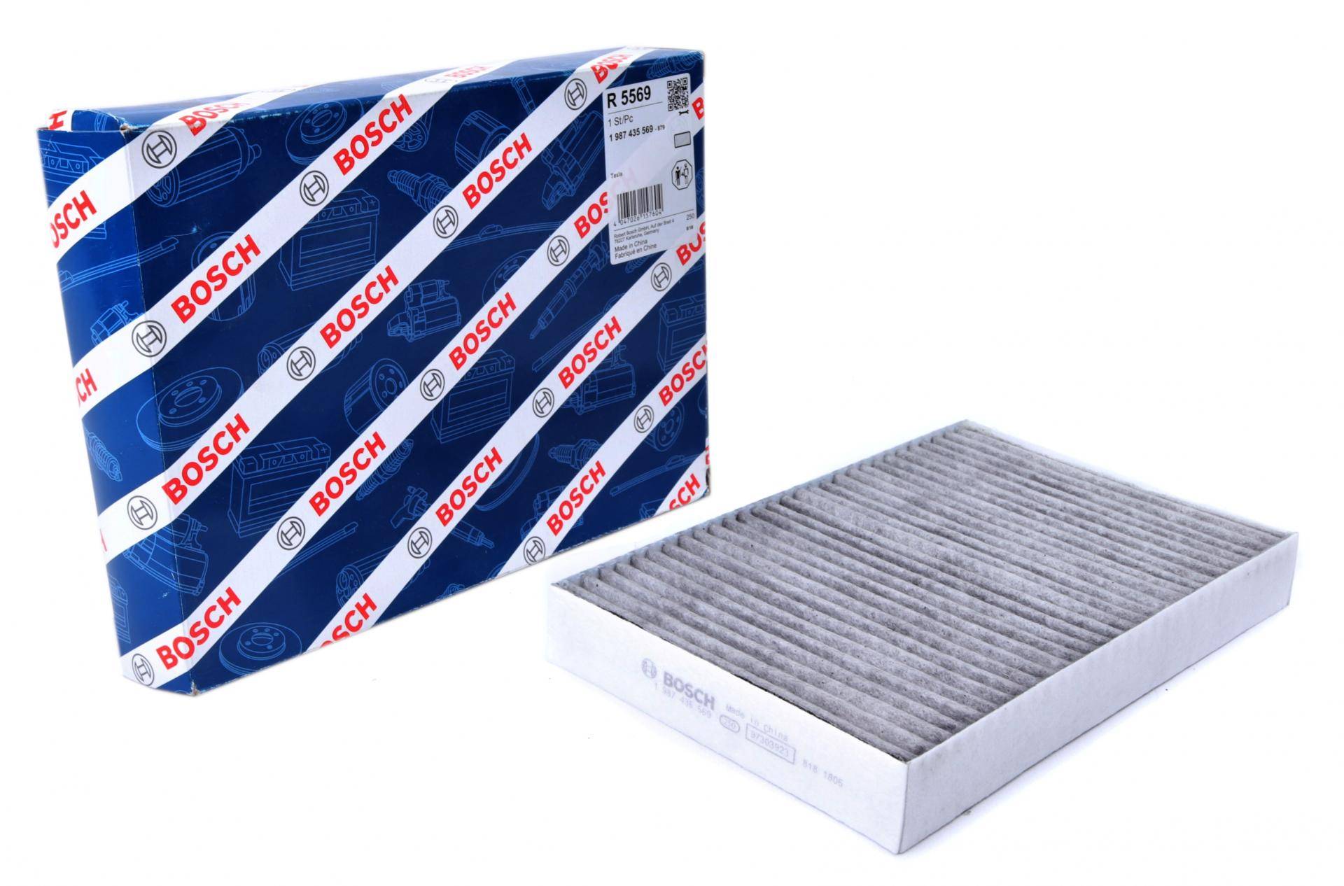 Фільтр салону Tesla Model S 12- (вугільний) 30x157x244