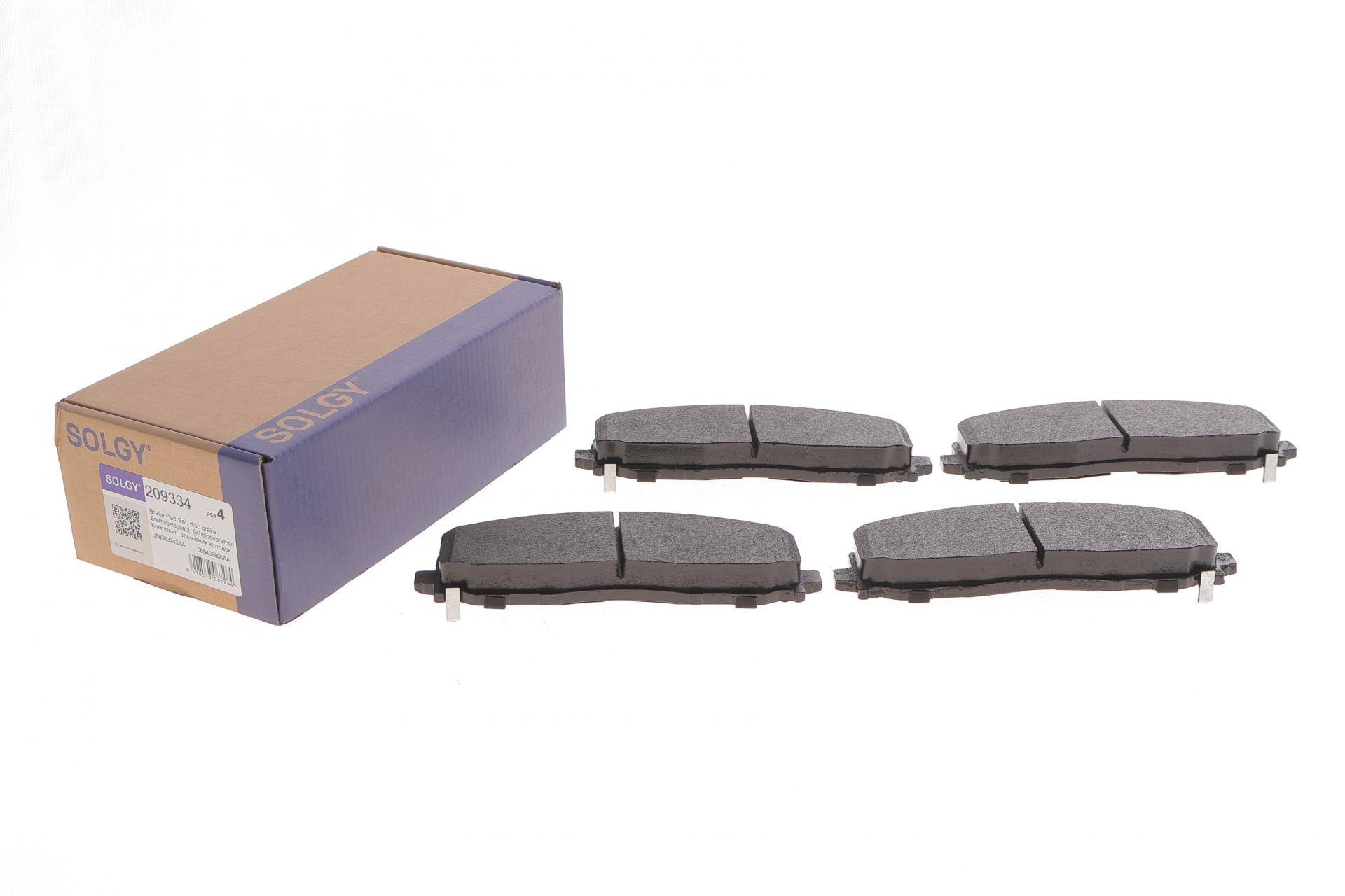 Колодки гальмівні (передні) Jeep Wrangler 2.0/2.2 17-