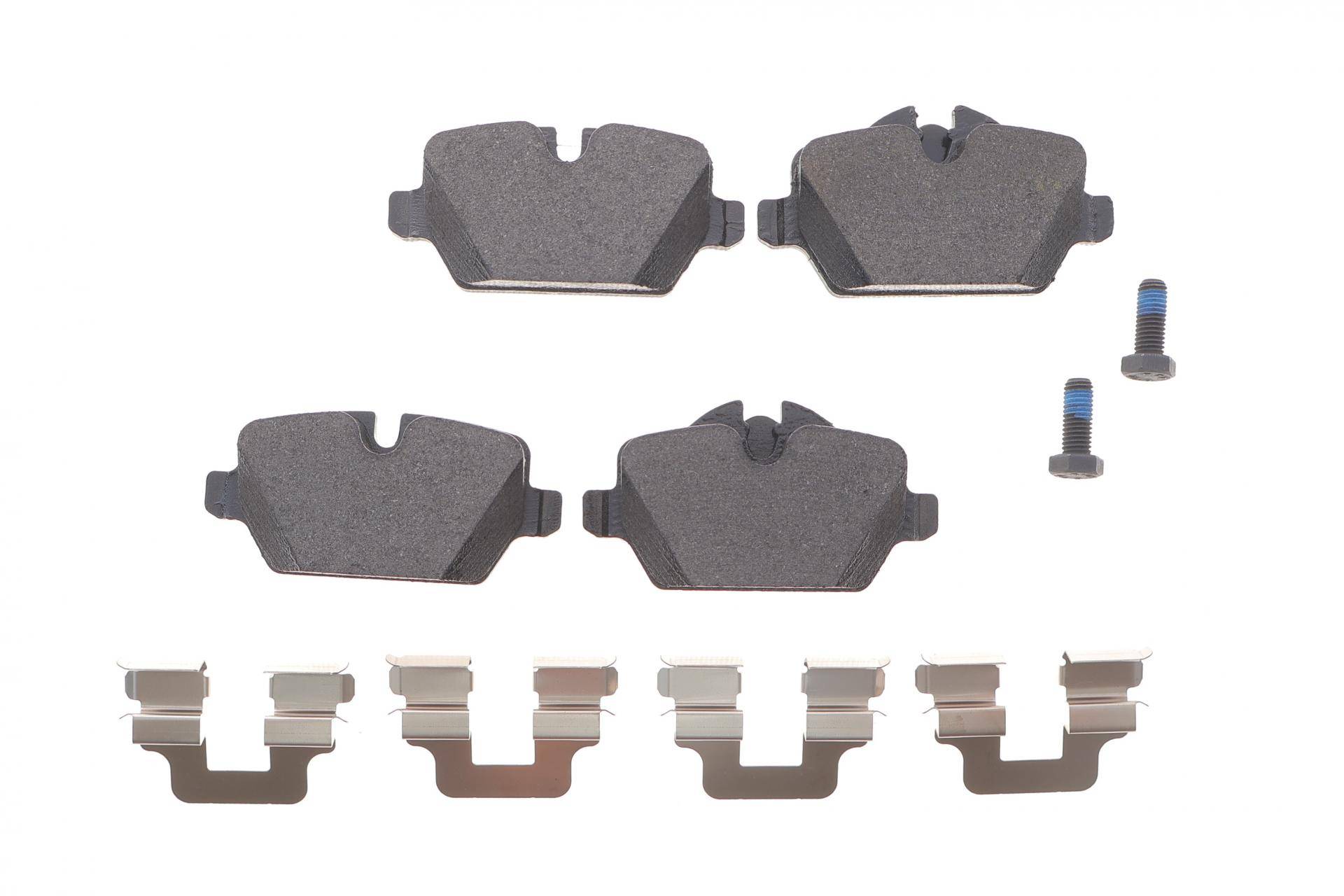 Колодки гальмівні (задні) BMW 3 (E90/E92) 00-13/1 (E81/82/87) 03-13 (TRW) Q+