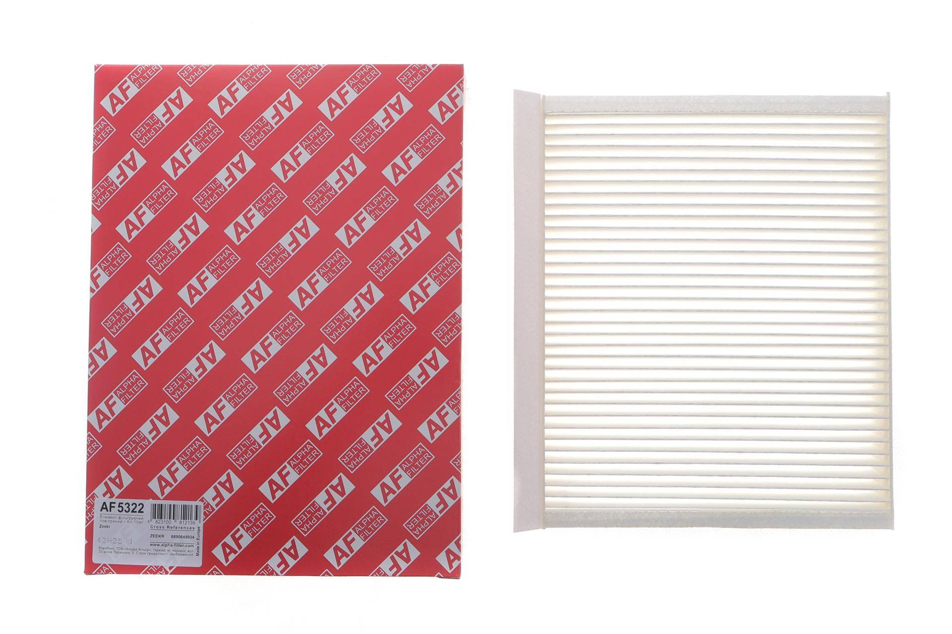 Фільтр салону Zeekr EV 21-