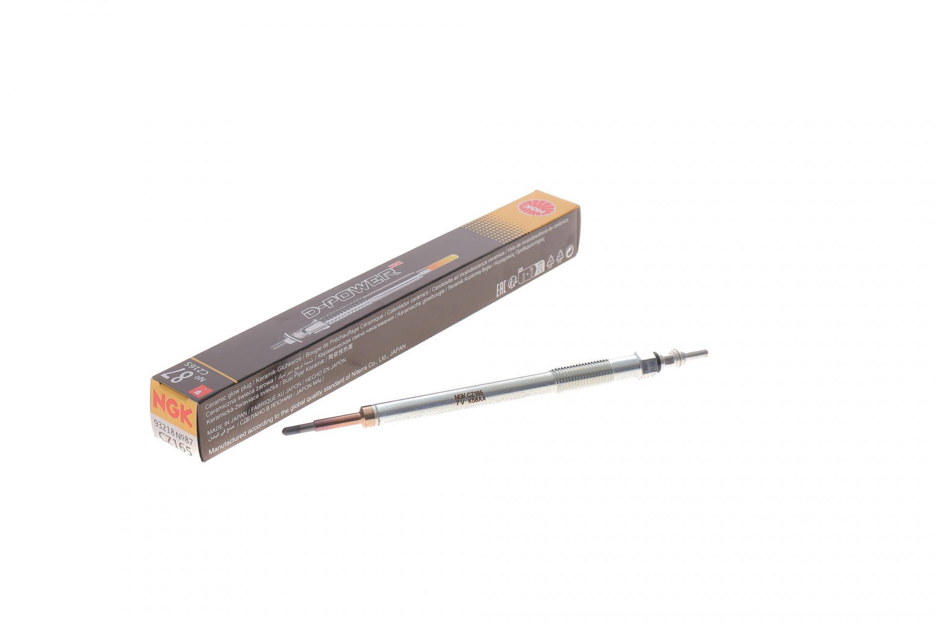 Свічка розжарювання Mazda 2/3/6/CX-3/CX-30/CX-5 1.5/1.8/2.2D 12- (7V) (CZ165)