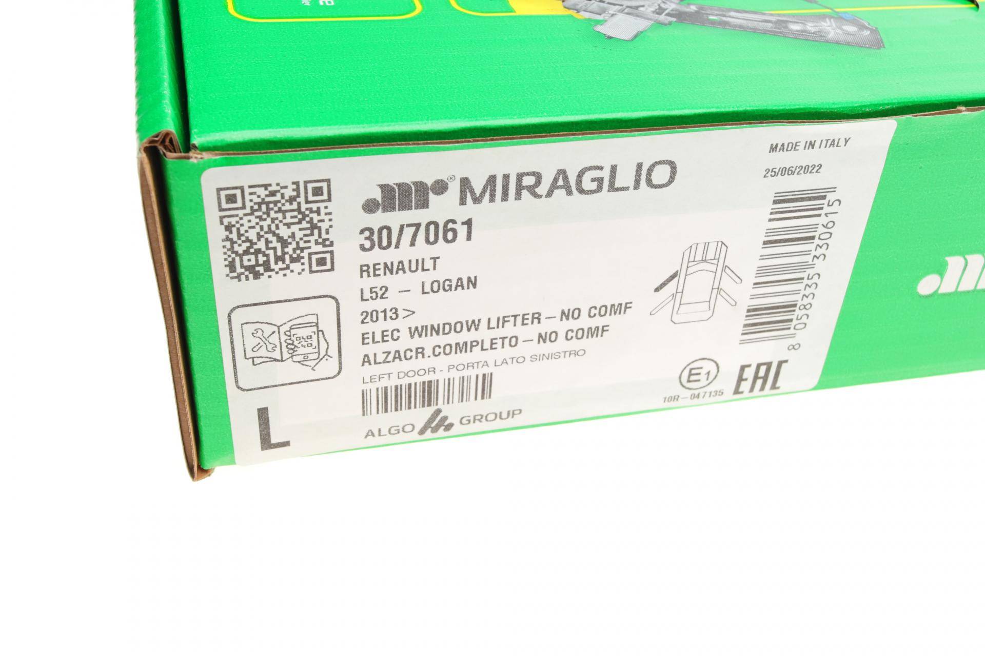 Склопідіймач (передній) Renault Sandero/Dacia Logan 12- (L) (електро) (з моторчиком)