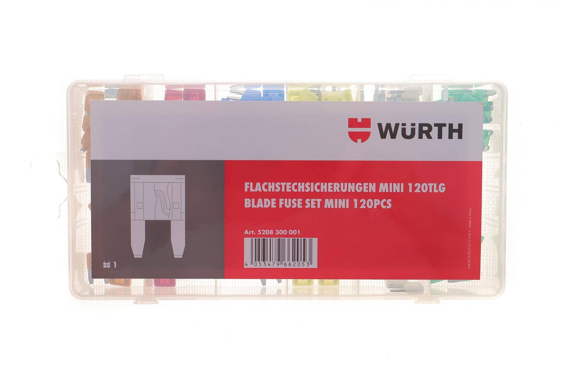 Комплект запобіжників (Міні) (5A/10A/15A/20A/25A/30A) 120шт