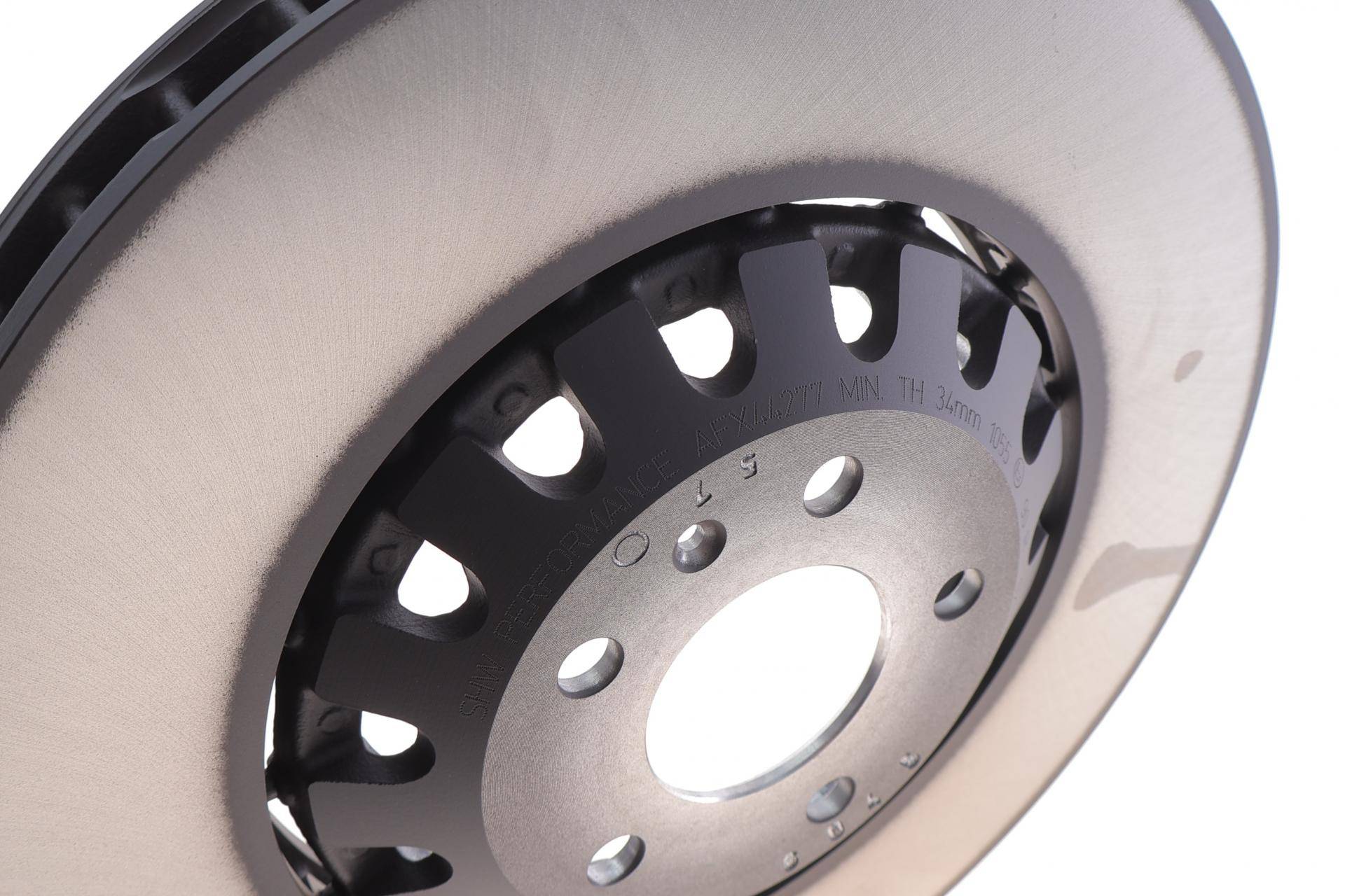 Диск гальмівний (передній) Audi A6/Q7 15- (374x36) (з покриттям) (здвоєний) (вент.)