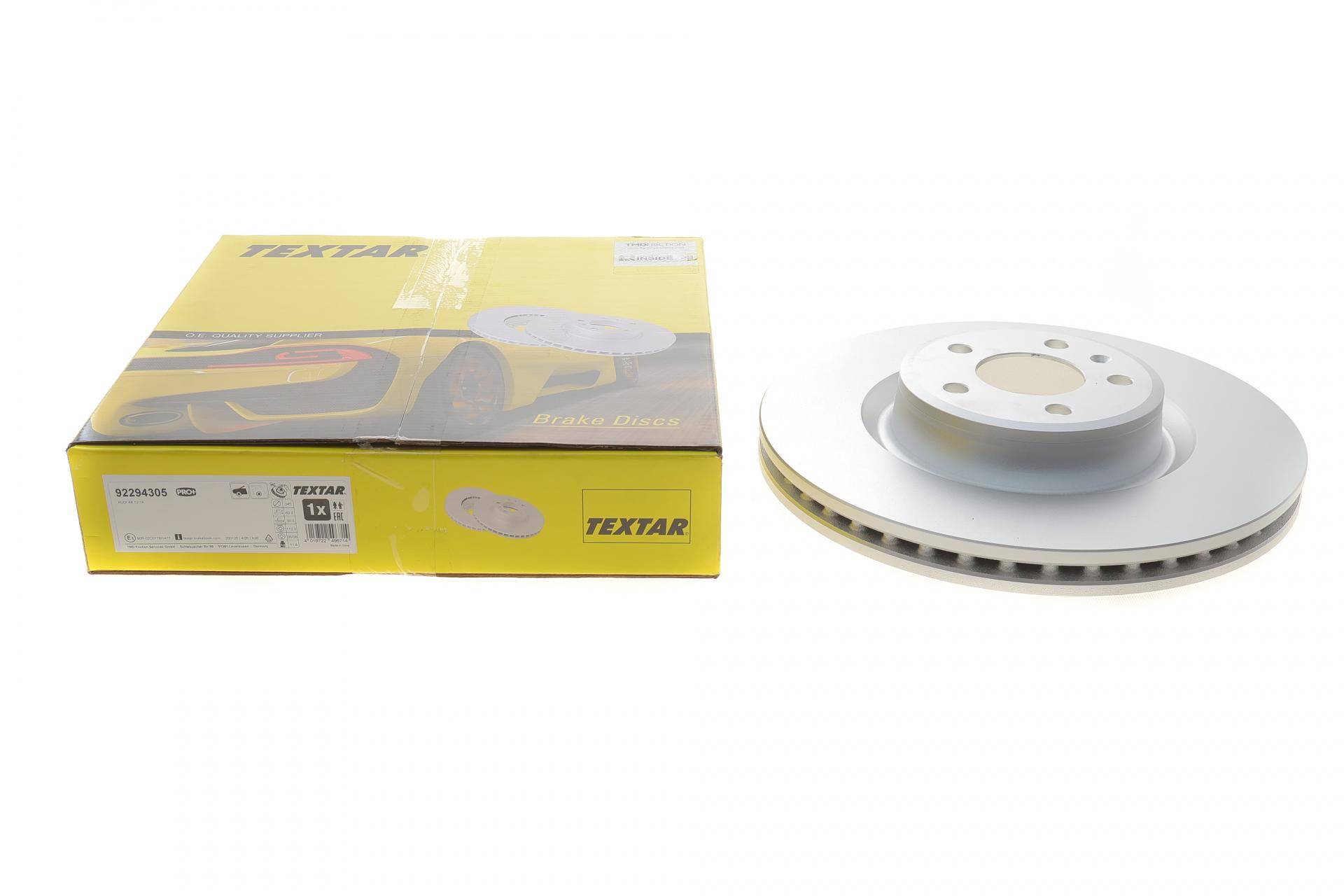 Диск гальмівний (передній) Audi A6 12-18 (345x30) PRO+ (з покриттям) (вентильований)