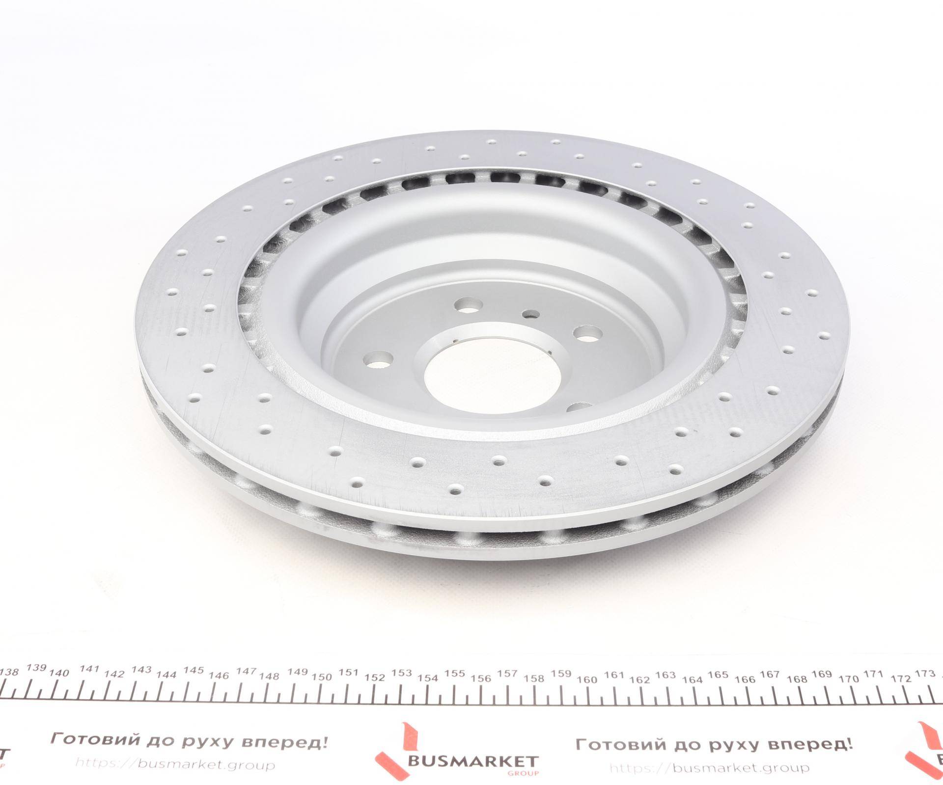 Диск гальмівний (задній) MB M-class (W166) 11-16/GLE (X166) 15-18 (330x22) (з отворами) (вентил.)