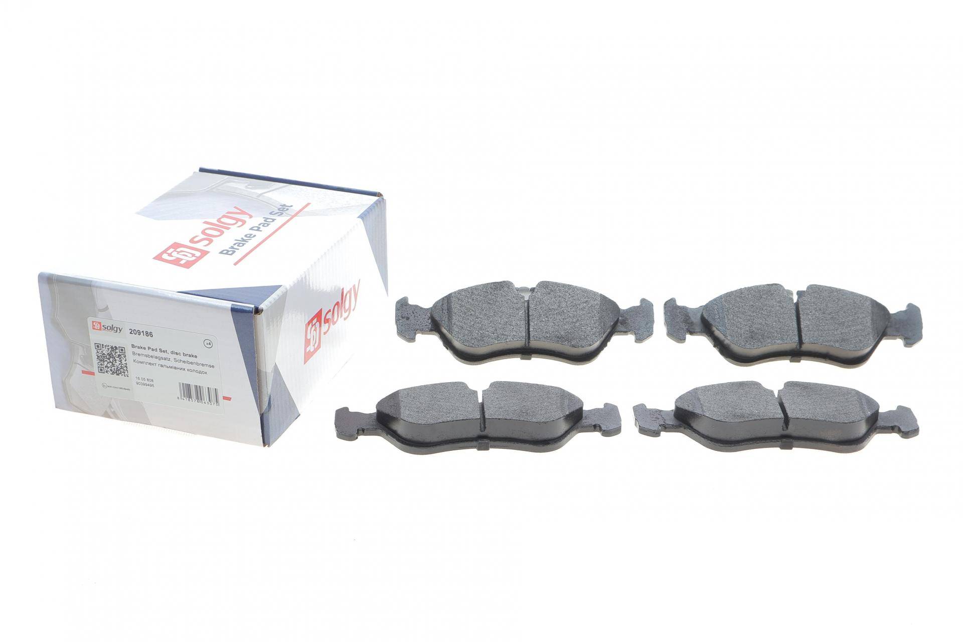 Колодки гальмівні (передні) Opel Astra F/Vectra -03