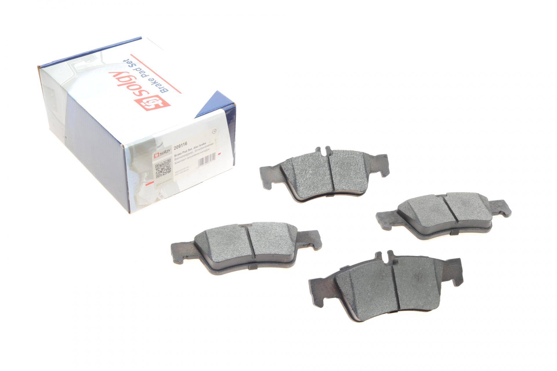 Колодки гальмівні (задні) MB E-class (W211/W212)/S-class (W220/W221) 98- (Ate)