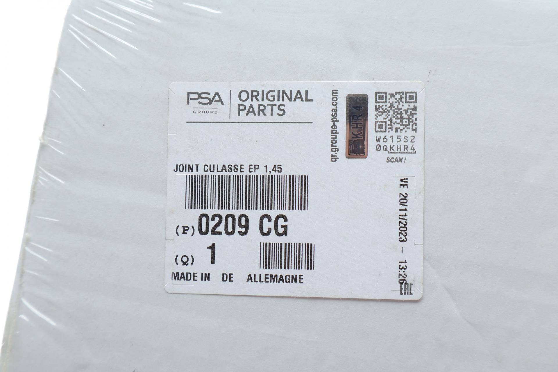 Прокладка ГБЦ Citroen Berlingo/Peugeot Partner 1.6HDI 05- (5 метки)