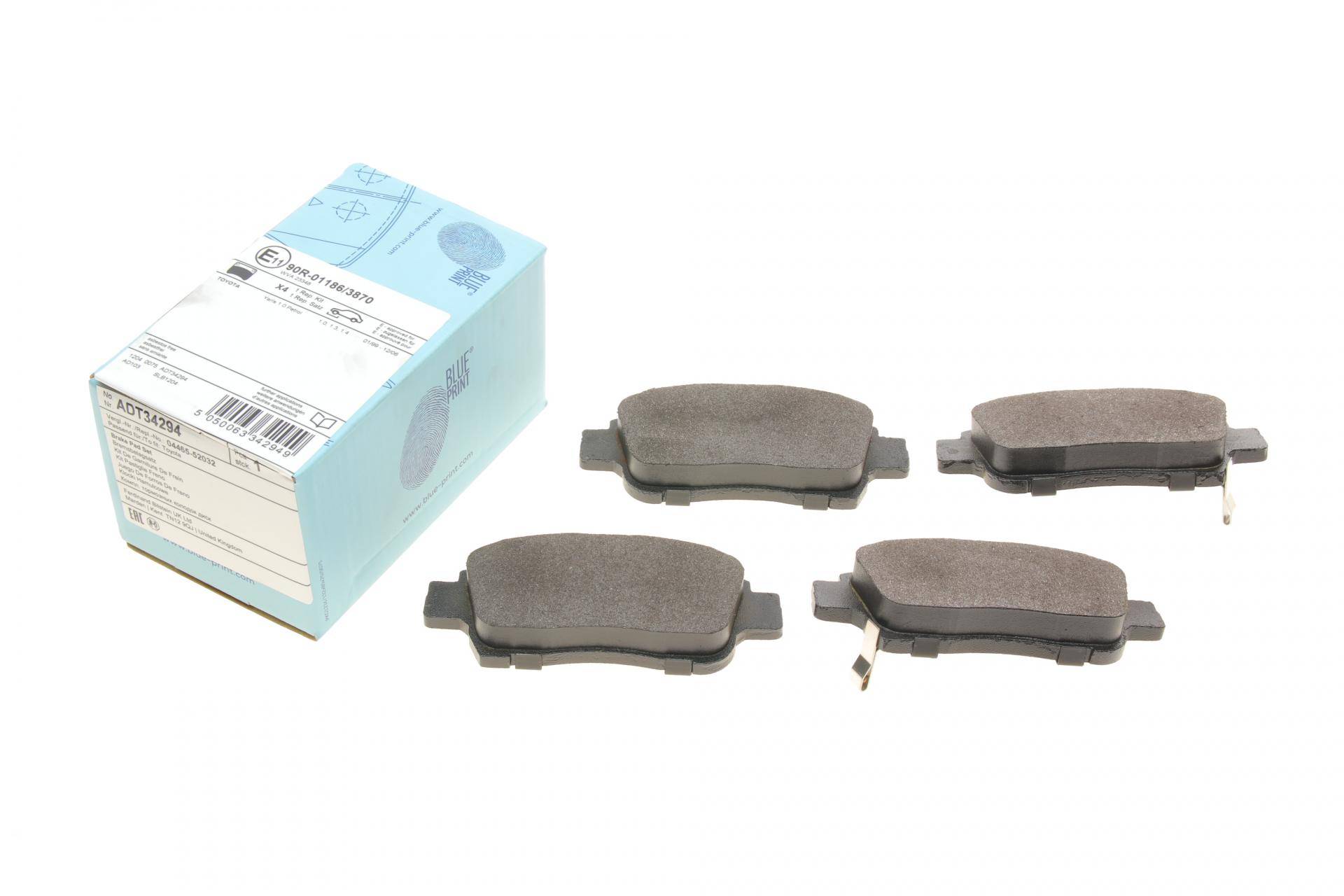 Колодки гальмівні (передні) Toyota Yaris/Echo 99-05