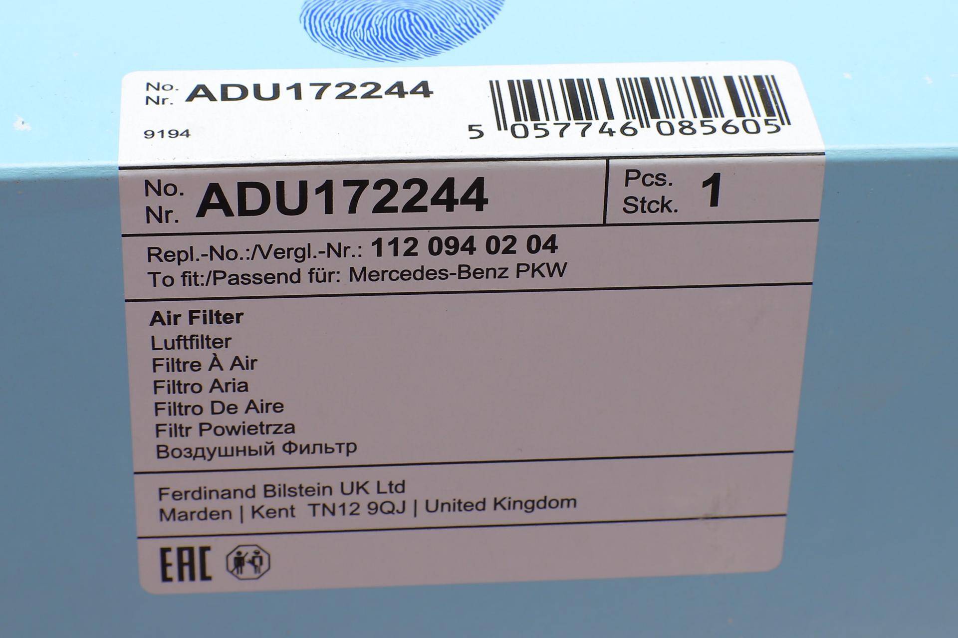 Фільтр повітряний MB E-class (W210) 2.0-4.3i 95-03