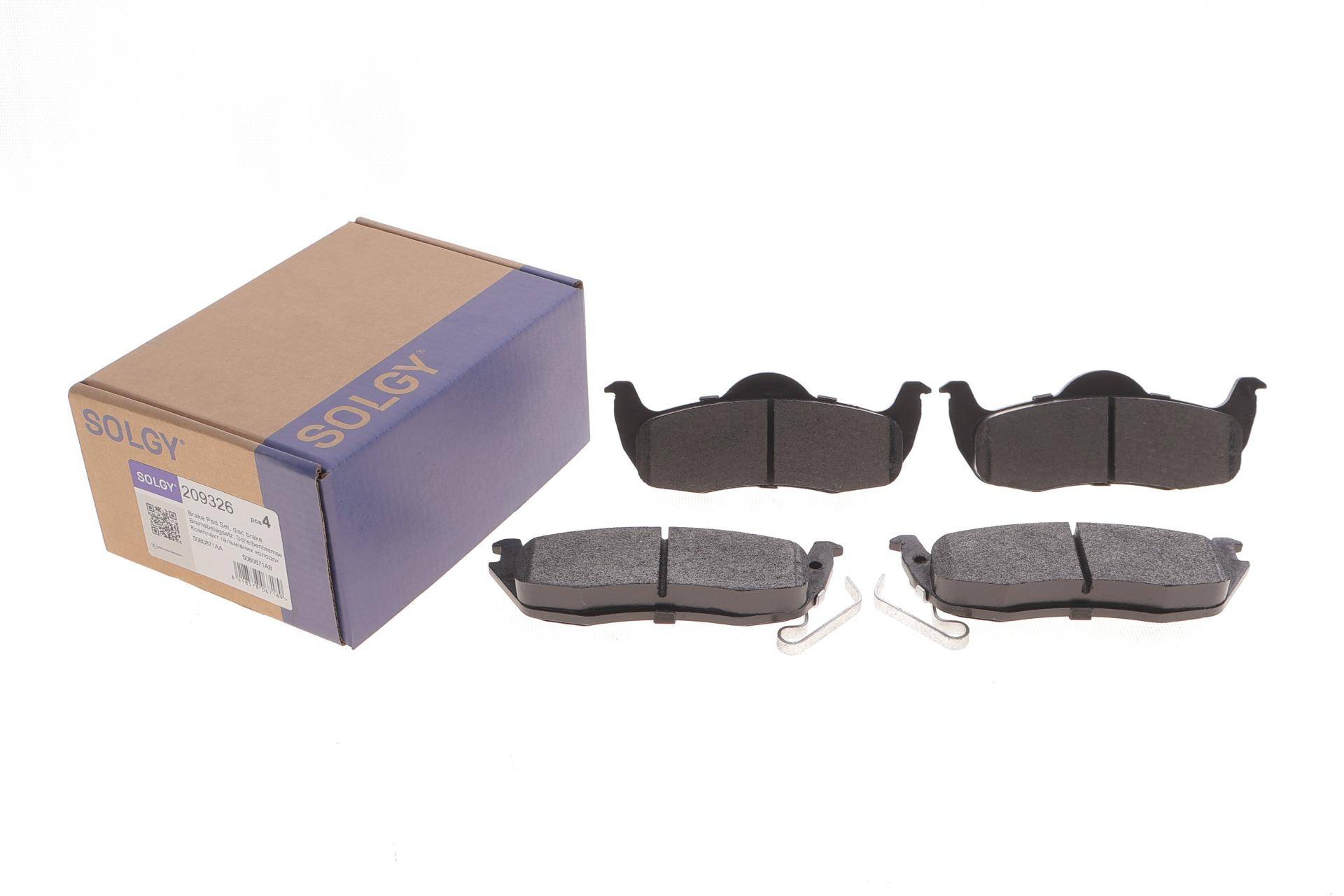 Колодки гальмівні (задні) Jeep Grand Cherokee III/IV 04-/Commander 05-10