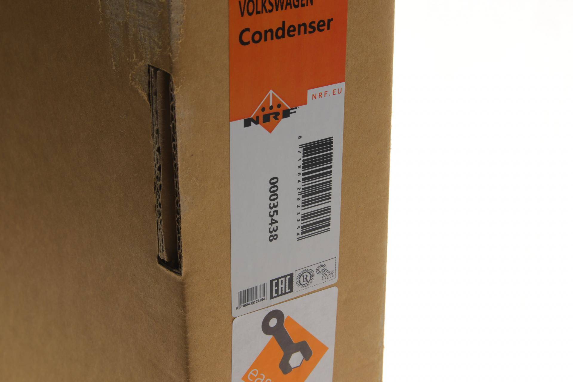 Радіатор кондиціонера (з осушувачем) VW T4 1.9-2.8 TDI 90-03