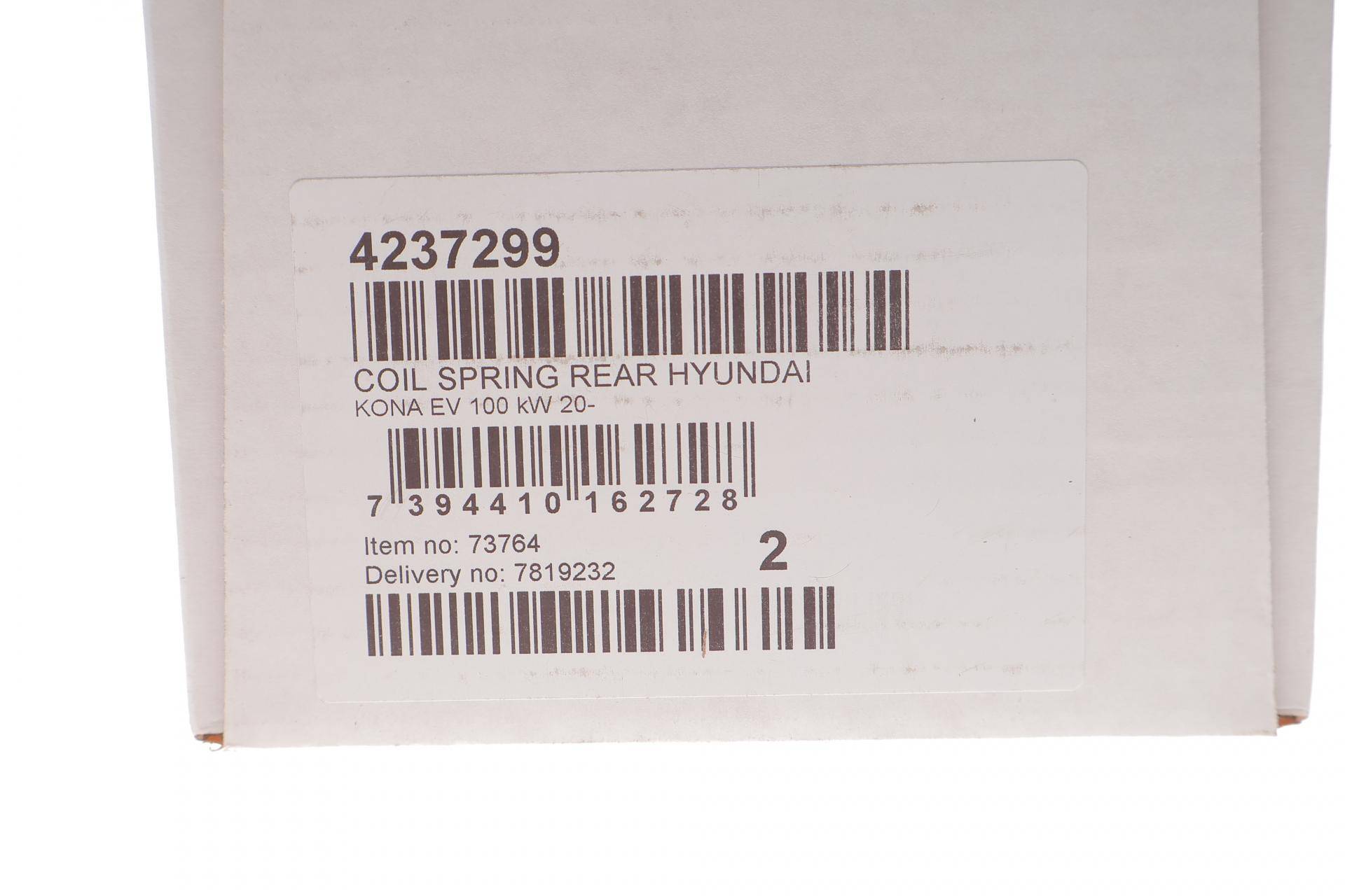 Пружина (задня) Hyundai Kona EV 18-23 (SUV)