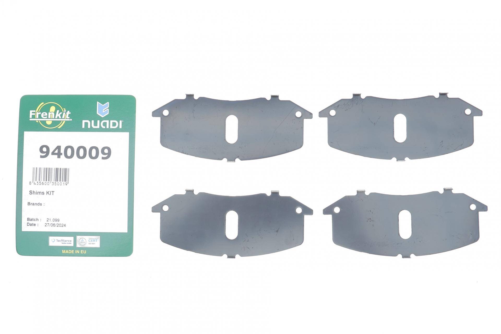 Комплект протискрипних пластин (передніх) Suzuki Grand Vitara 1.3-3.2 98- (Tokico)