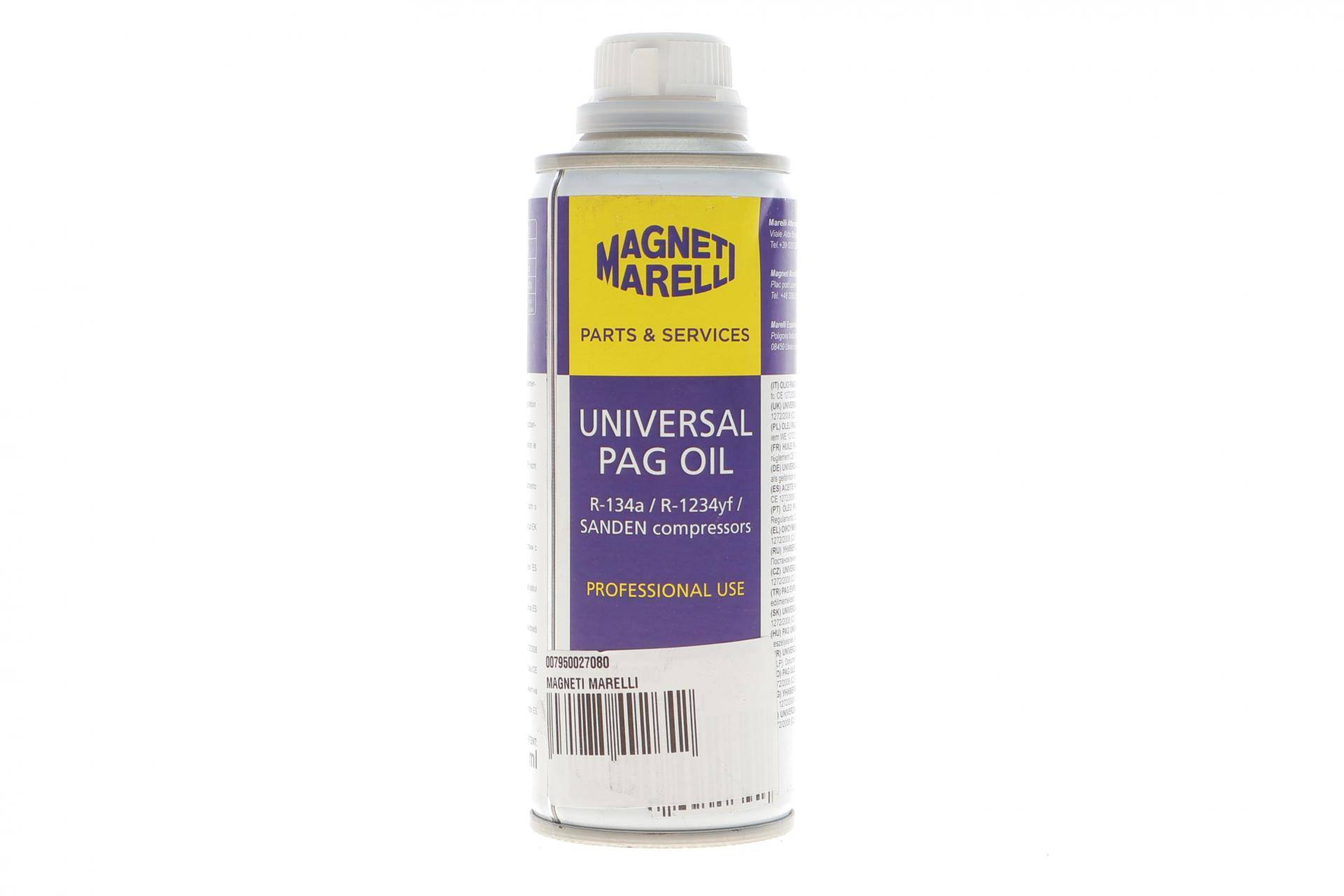 Олива компресорна універсальна PAG для R134a/R1234yf 250 мл