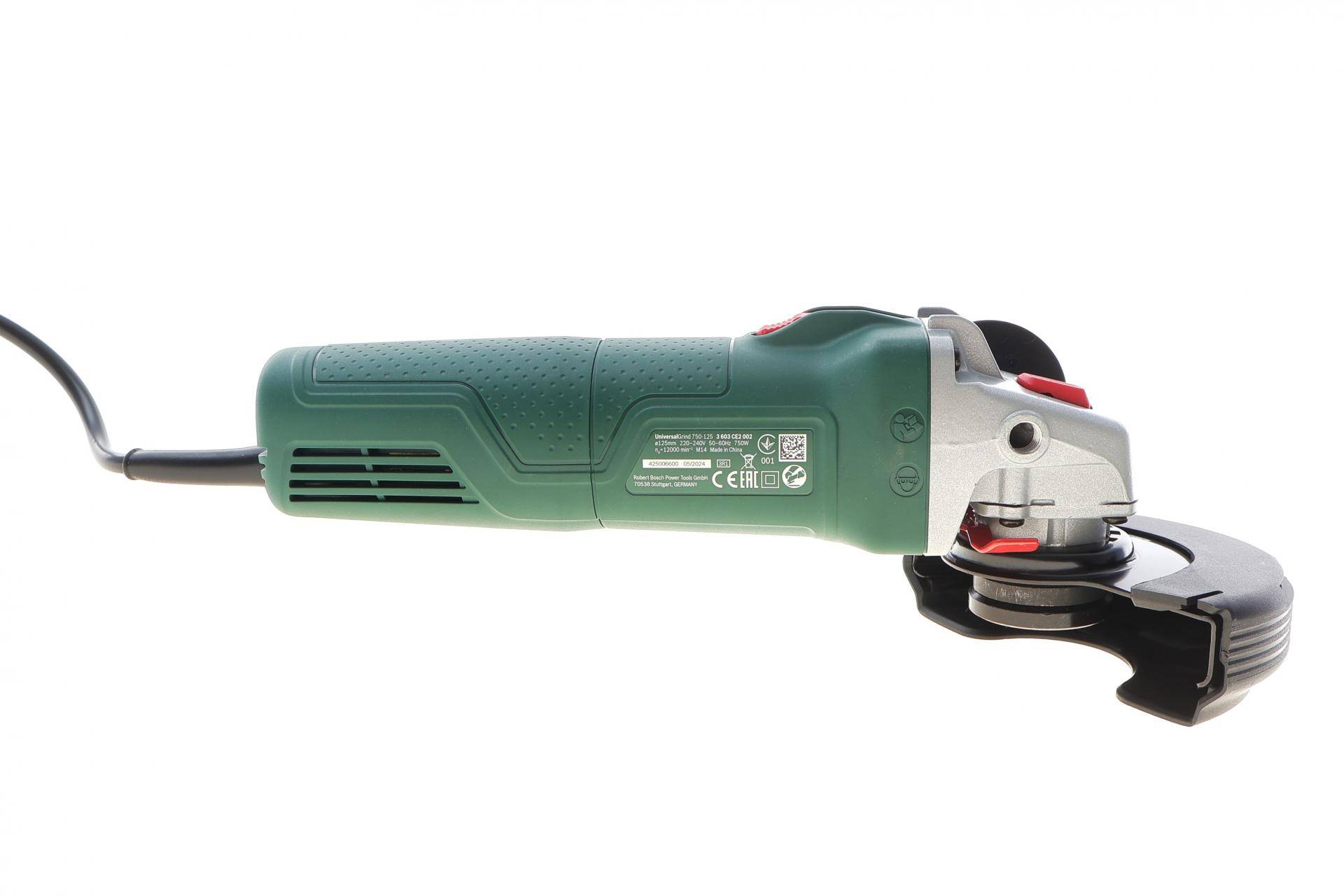 Шліфмашина кутова UniversalGrind 750-115 (750 Вт, 12000 об/хв, Ø125 мм)