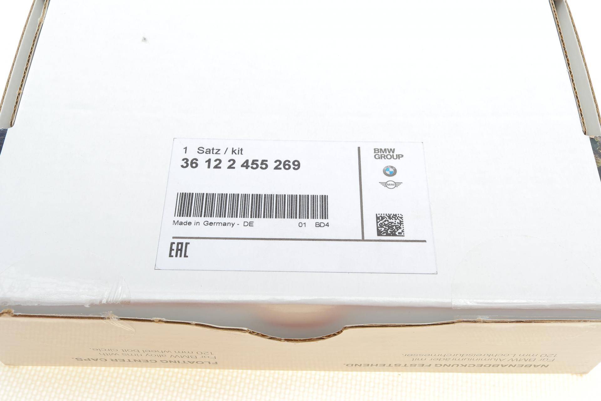 Ковпак диска колісного BMW (65mm) (нерухомий)