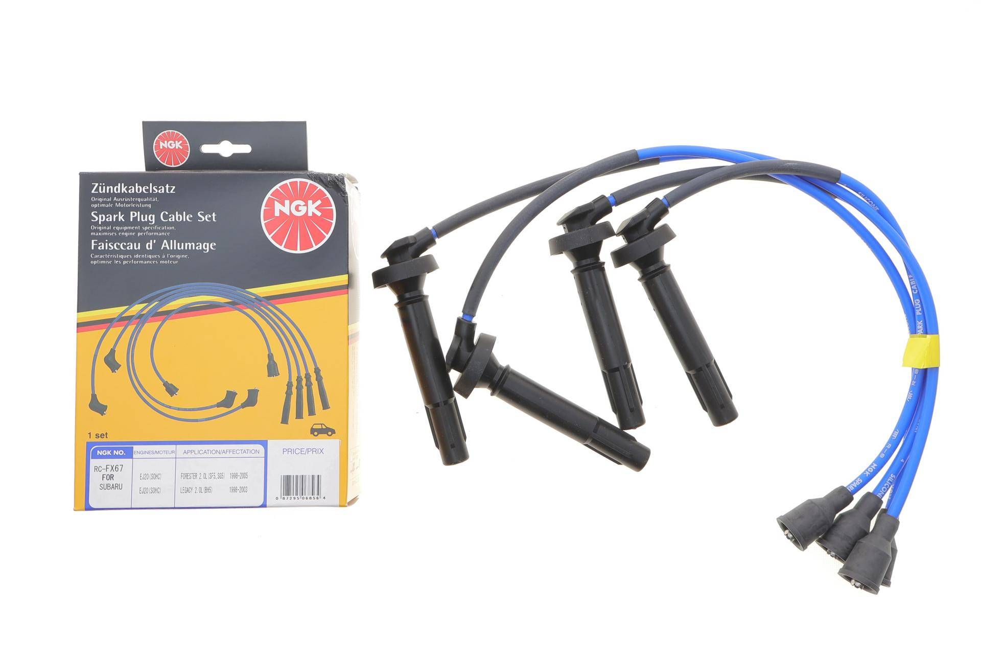 Проводи запалювання (к-кт) Subaru Impreza/Legacy 98-09 (RC-FX67)