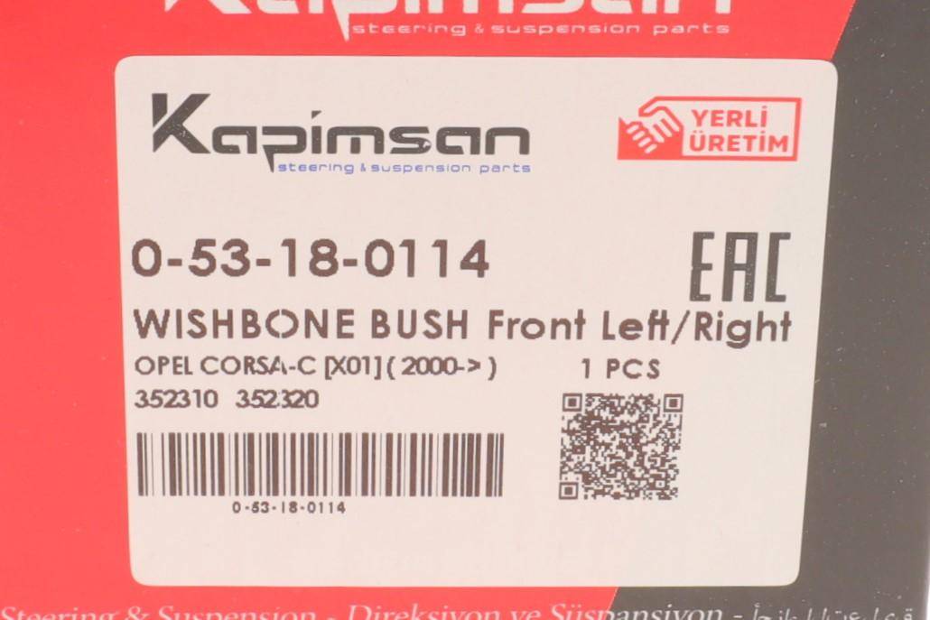 Сайлентблок важеля (переднього/ззаду) Opel Combo 01-