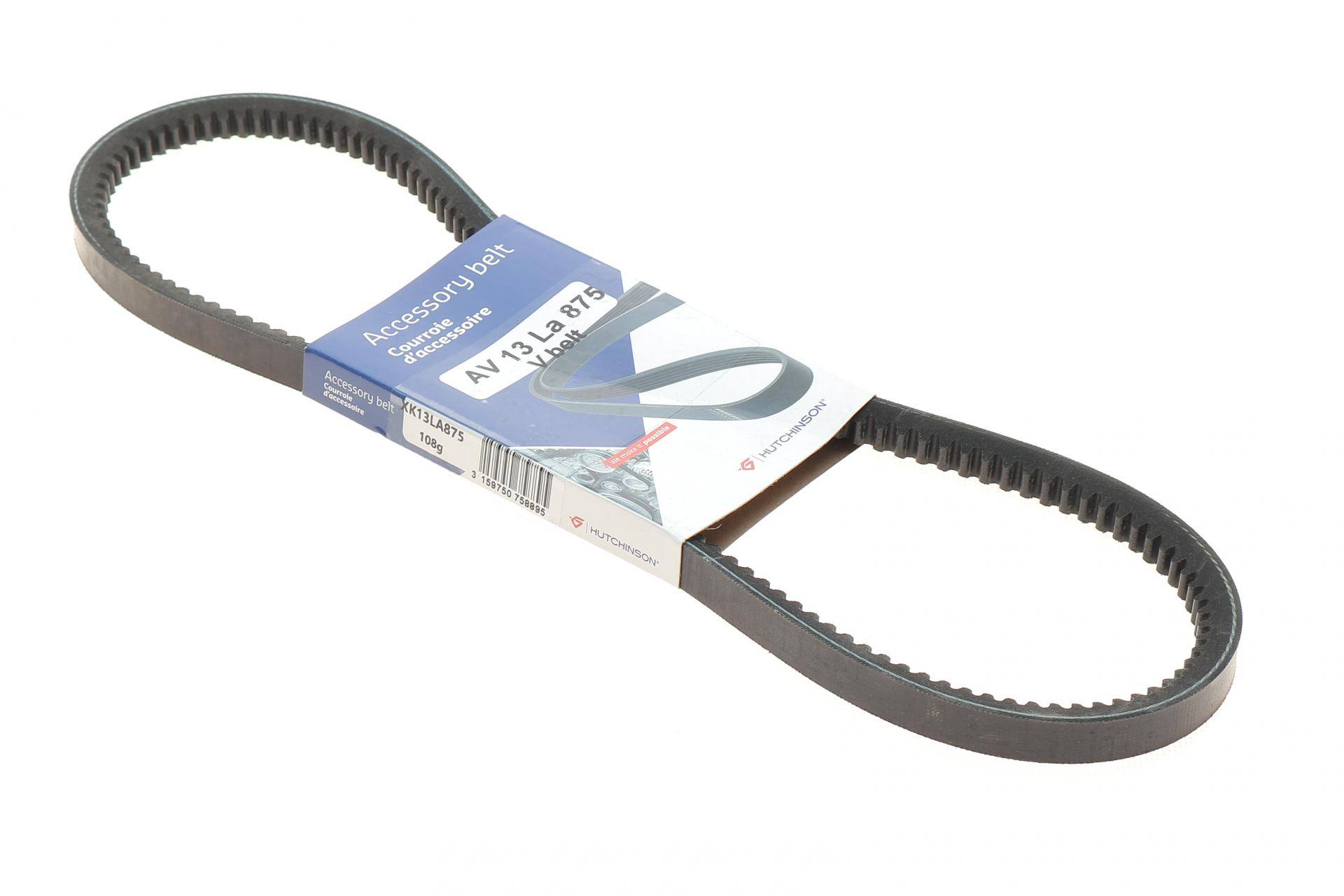 Ремінь генератора Mazda 323 1.7D 86-89 (13x875)