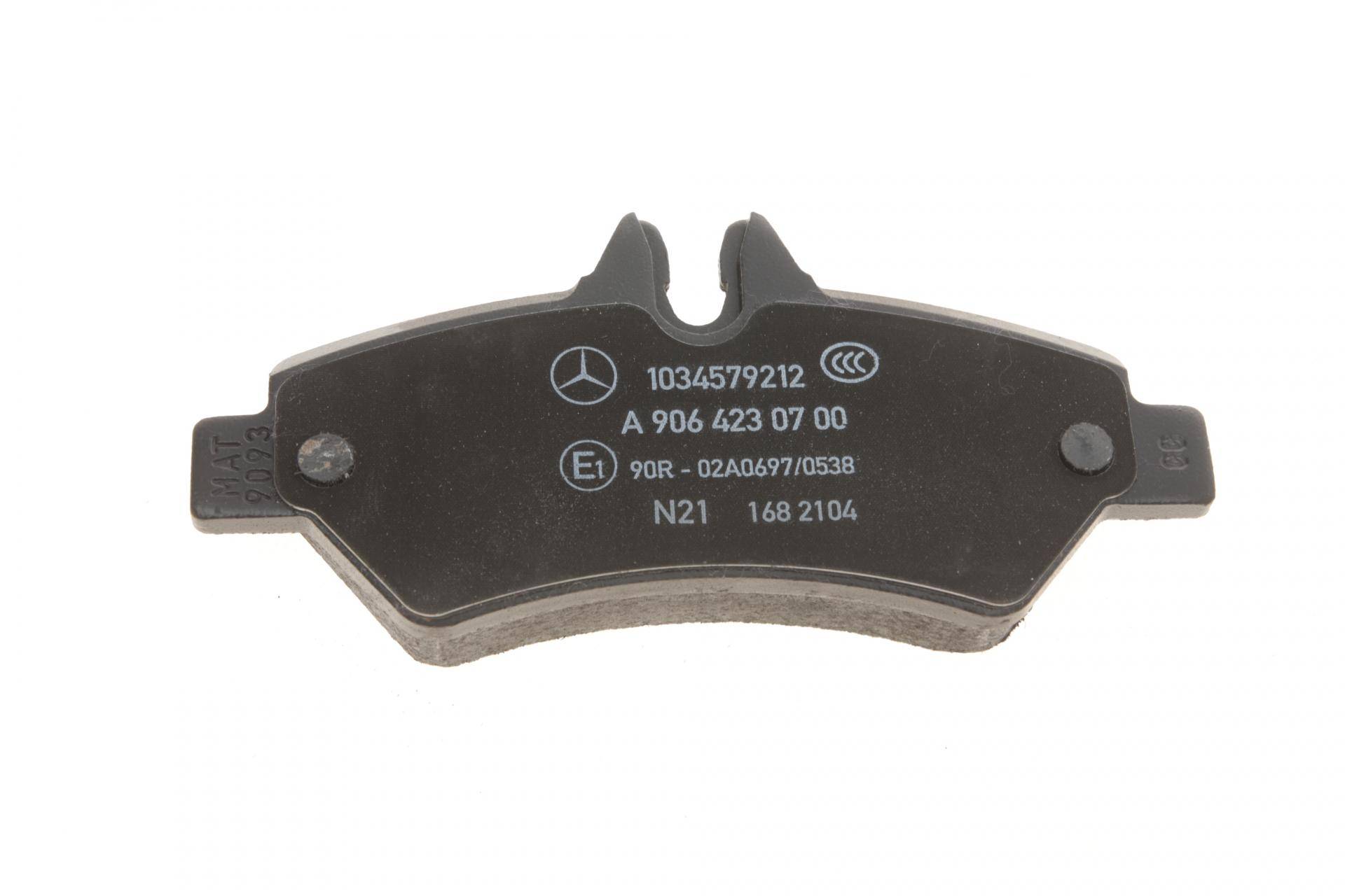 Колодки гальмівні (задні) MB Sprinter (W906) 06-VW Crafter 30-35 06-