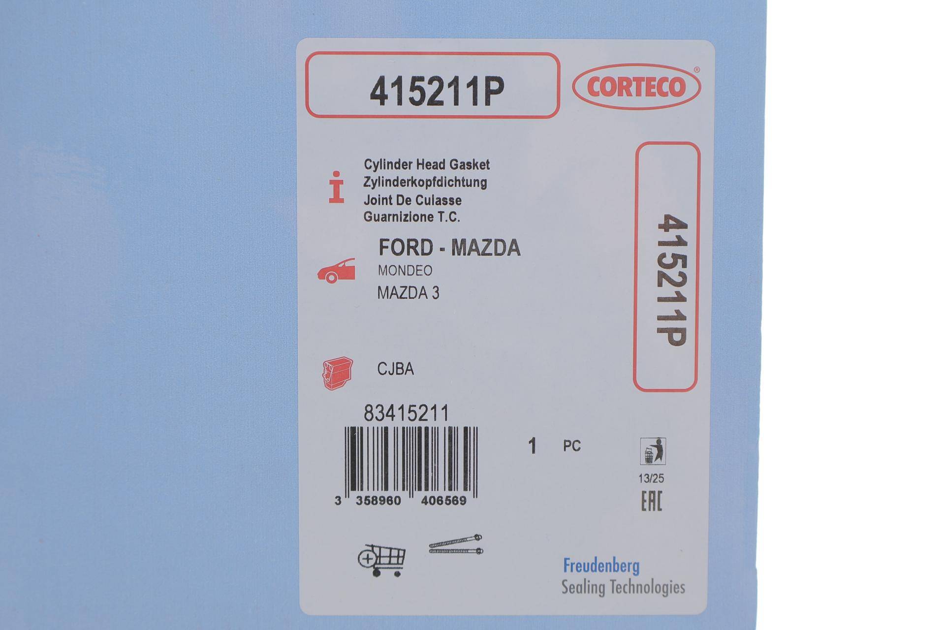 Прокладка ГБЦ Ford Transit 2.3 16V 06-14/Mondeo 2.0 16V 00-15