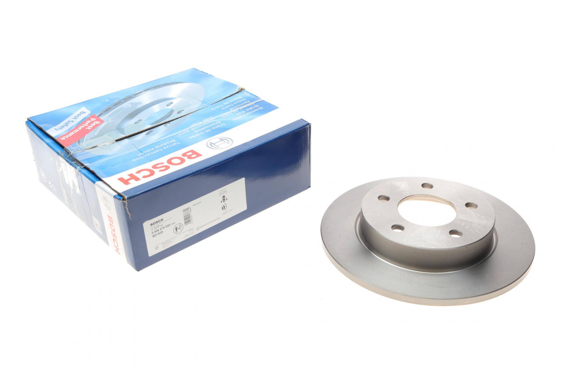 Диск гальмівний (задній) Mazda 3 1.3-2.2 MZR 04-14 (264.8x11)