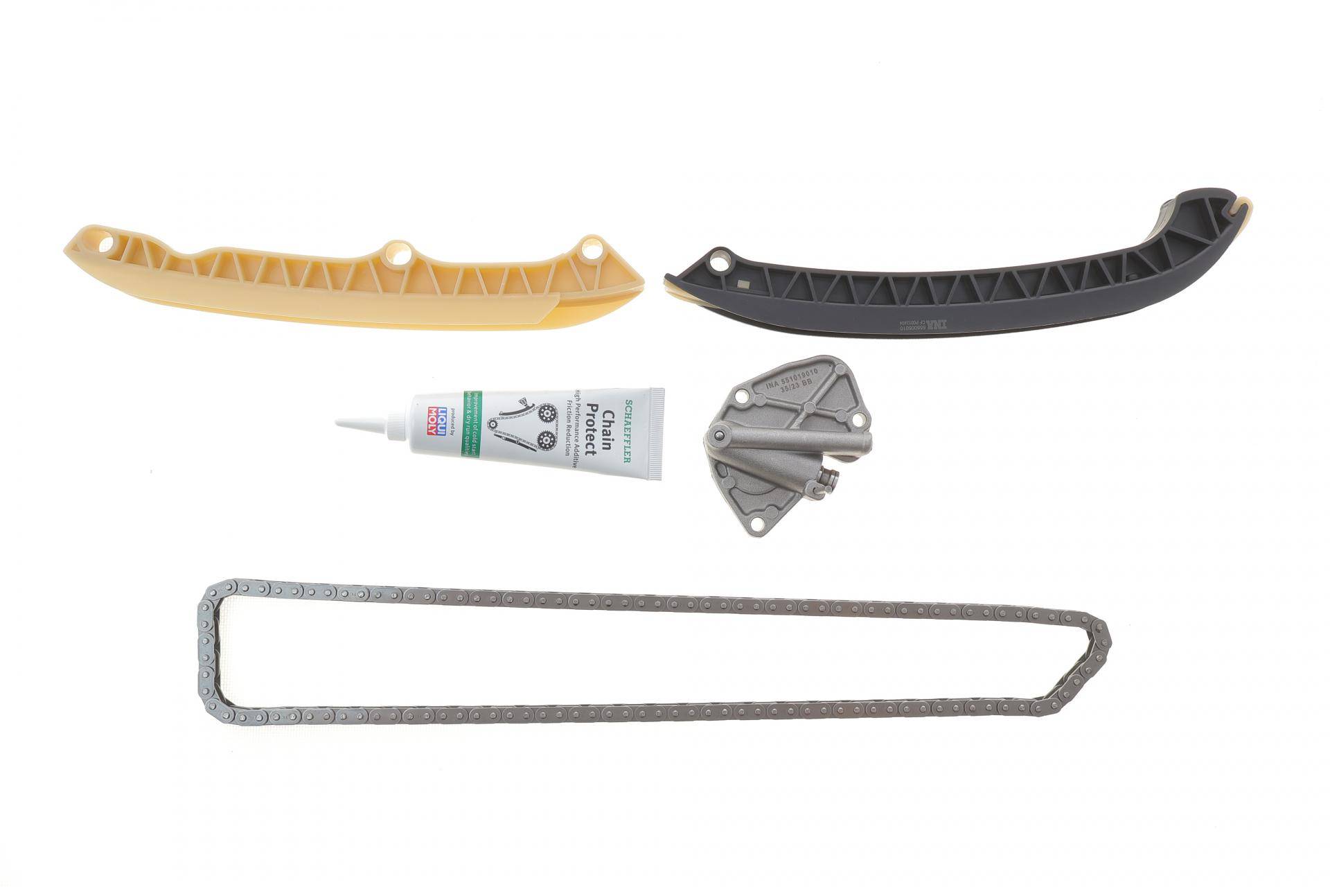 Комплект ланцюга ГРМ Skoda Fabia 1.2i 01-08, (ланцюг INA)