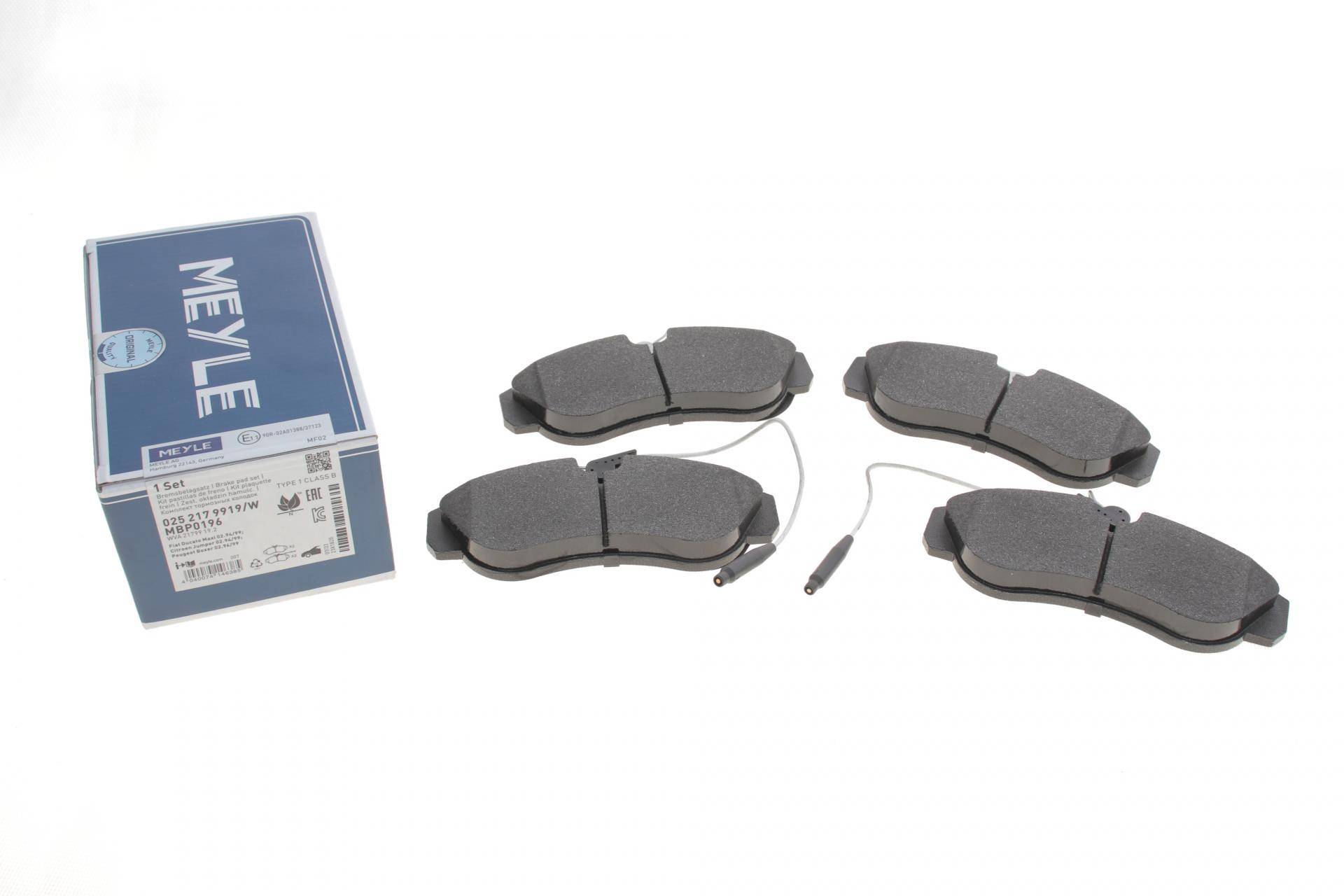 Колодки гальмівні (передні) Fiat Ducato 94- R16