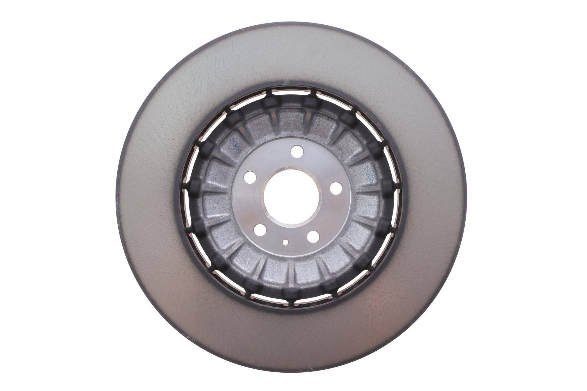 Диск гальмівний (передній) Audi A6/A8/VW Golf VIII 18- (399x38) (з покрит.) (вентил.) (з отворами)