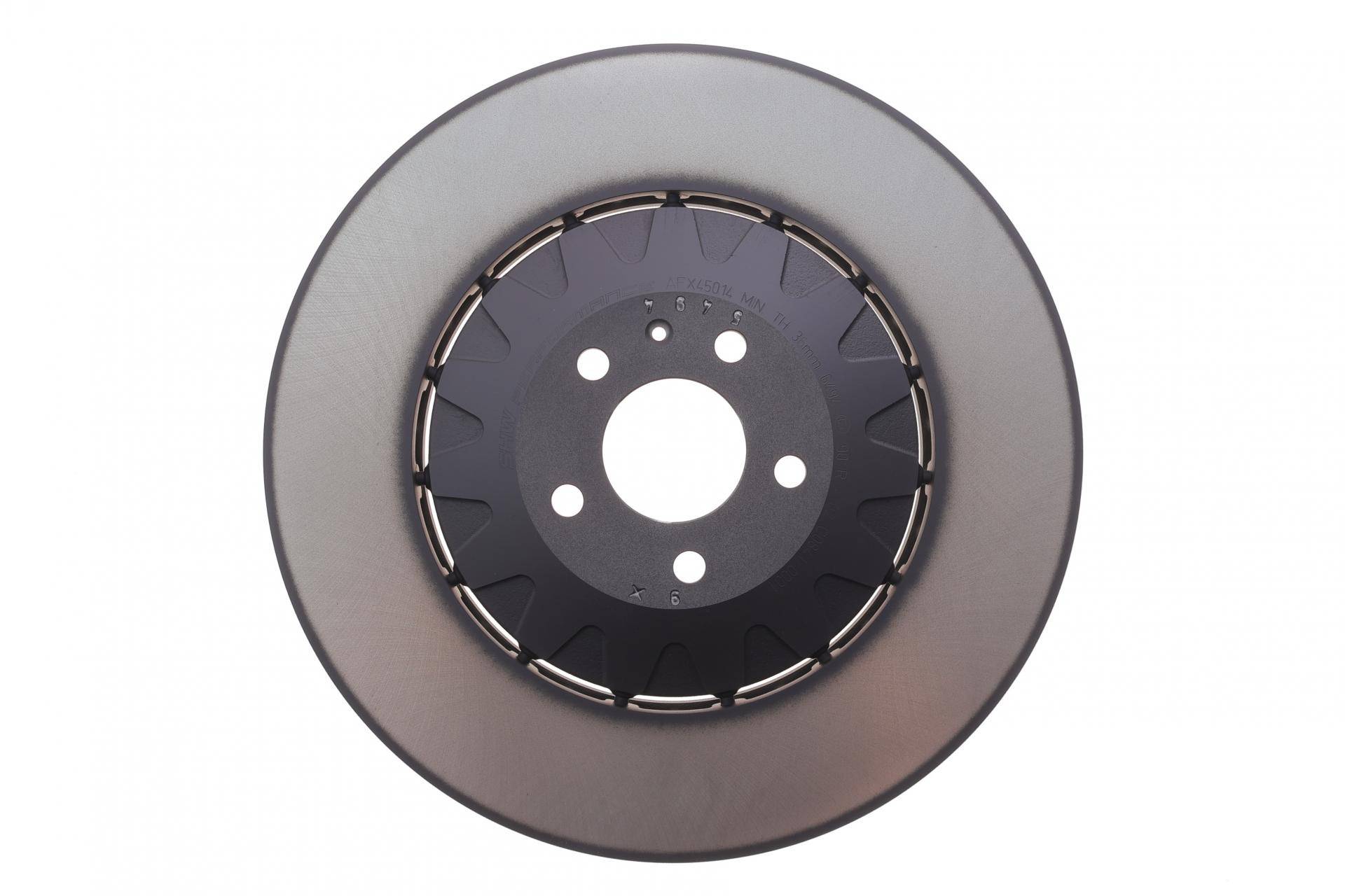 Диск гальмівний (передній) Audi A6/A8/VW Golf VIII 18- (399x38) (з покрит.) (вентил.) (з отворами)