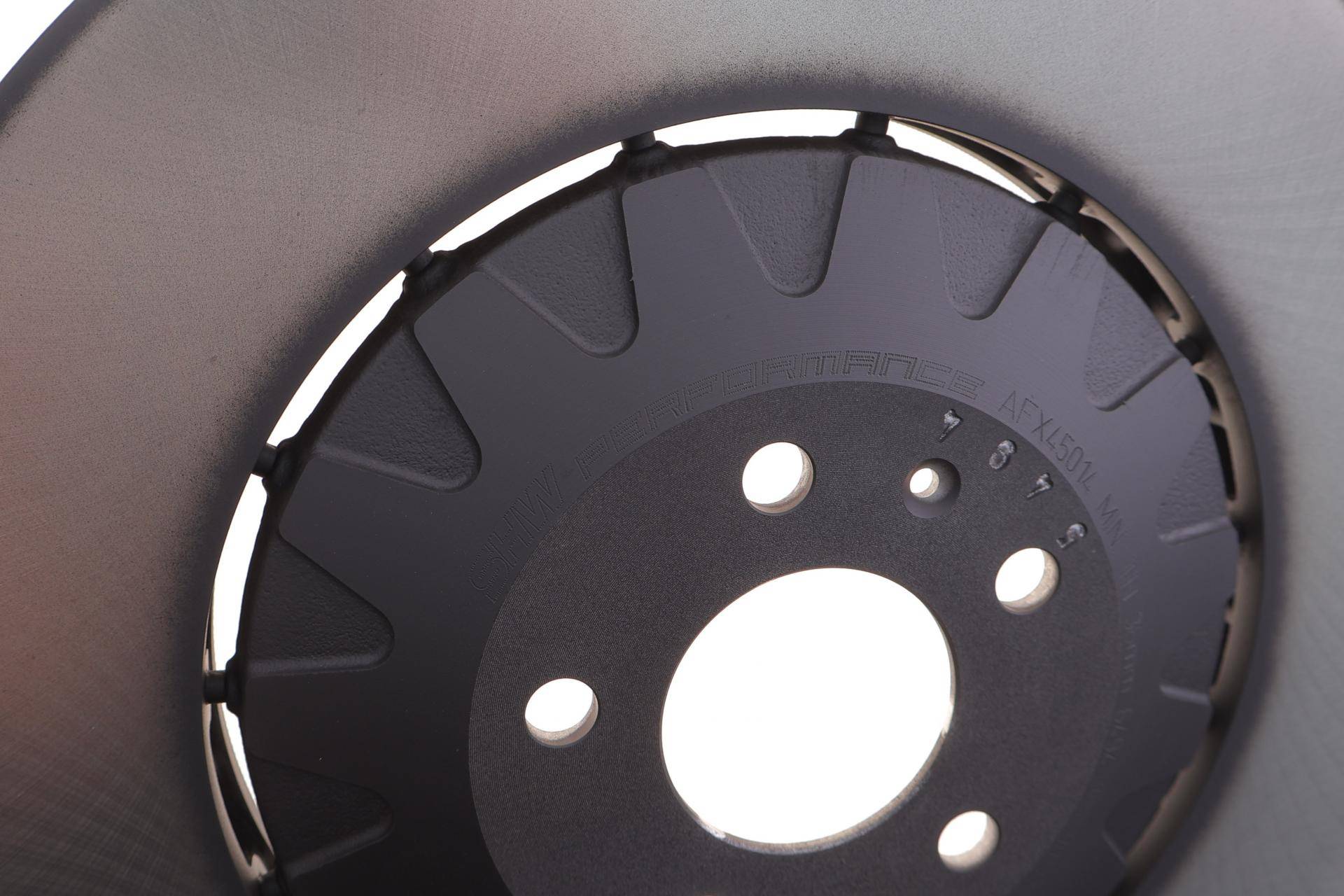 Диск гальмівний (передній) Audi A6/A8/VW Golf VIII 18- (399x38) (з покрит.) (вентил.) (з отворами)