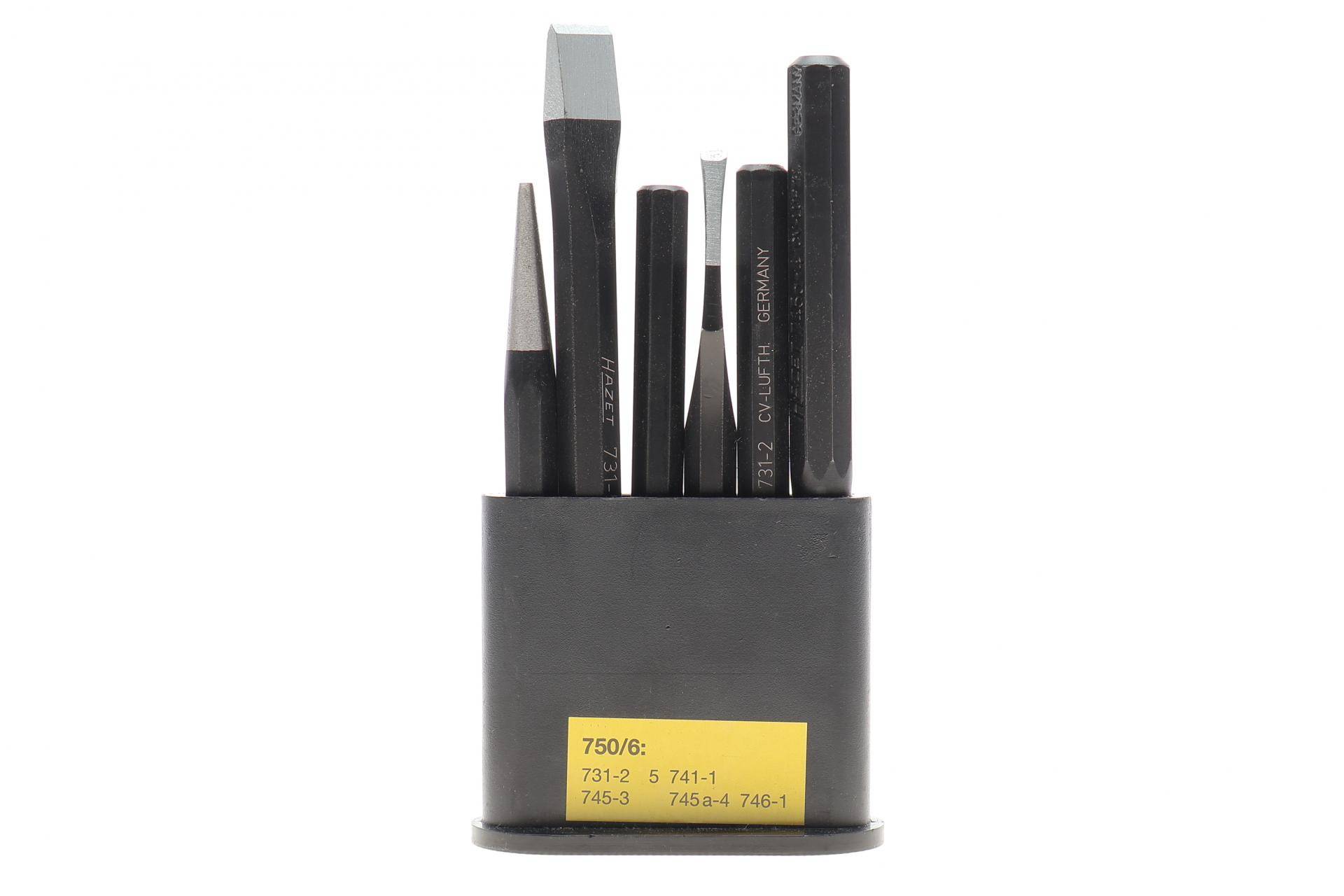 Набір зубил, кернерів та виколоток 6 од.