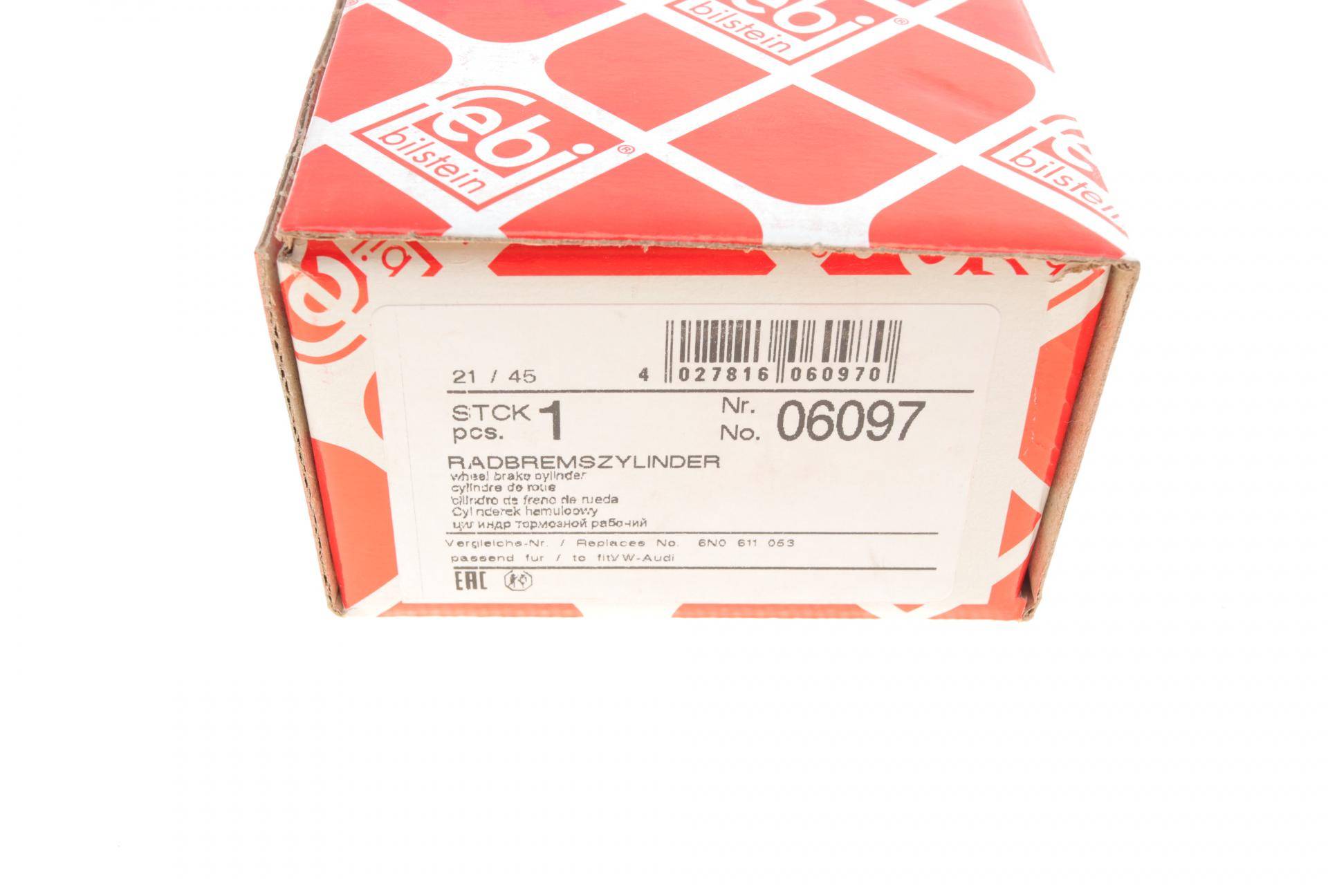 Циліндр гальмівний (задній) VW Golf II/III/Jetta/Passat 75- (d=17,46mm)