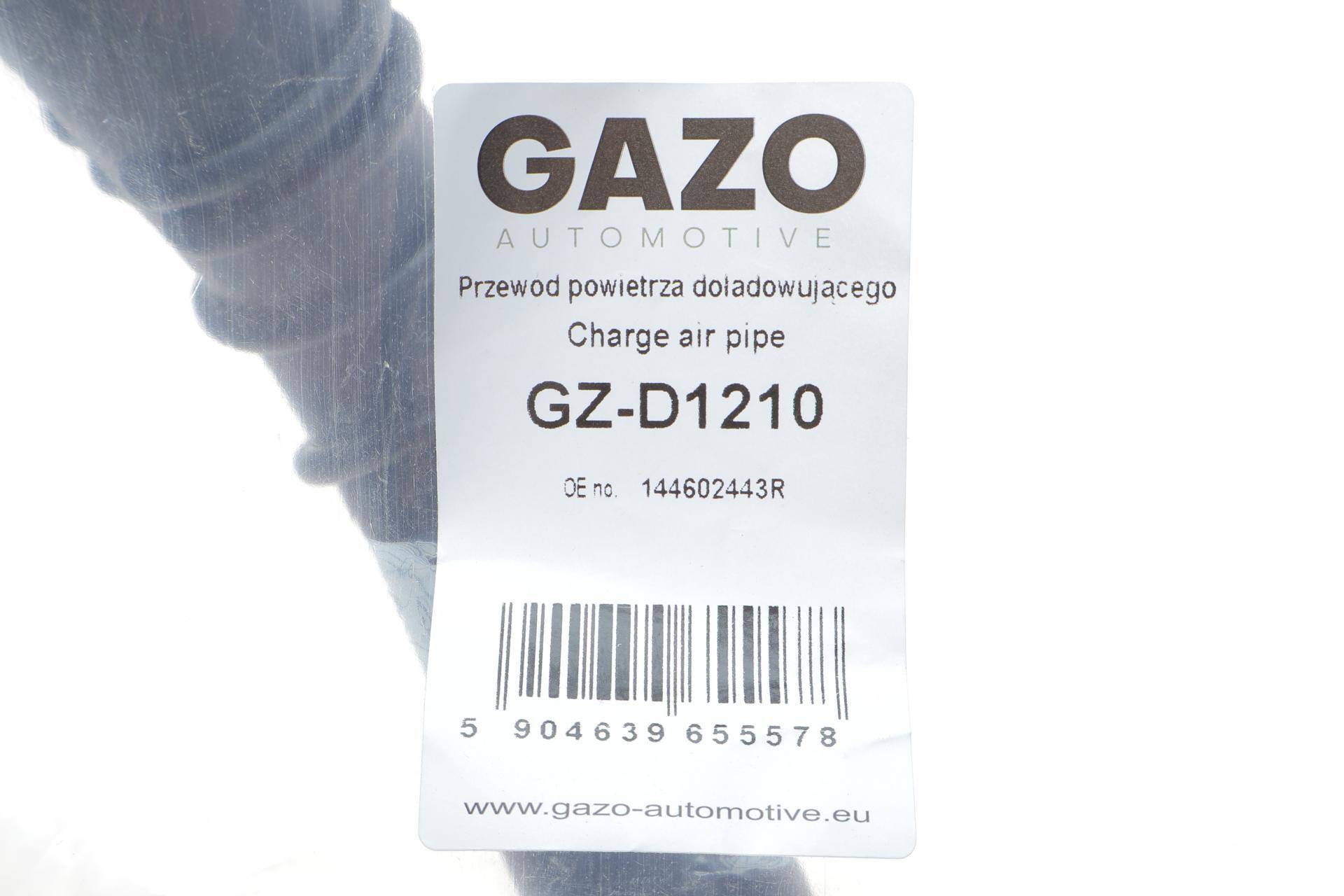 Патрубок інтеркулера Renault Megane IV/Scenic IV/Nissan Qashqai 1.5 dCi 15-