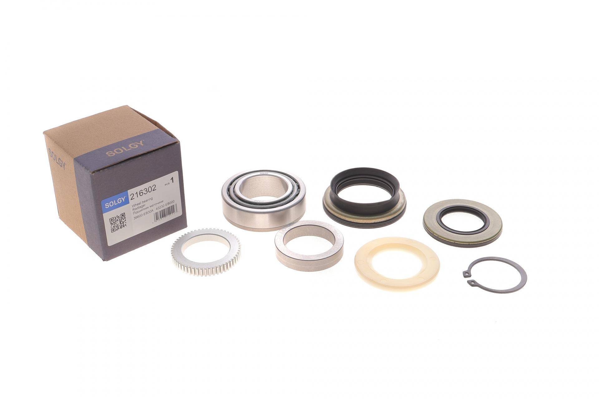 Підшипник маточини (задньої) Nissan NP300 Navara 2.5/3.0 dCi 07- (к-кт)